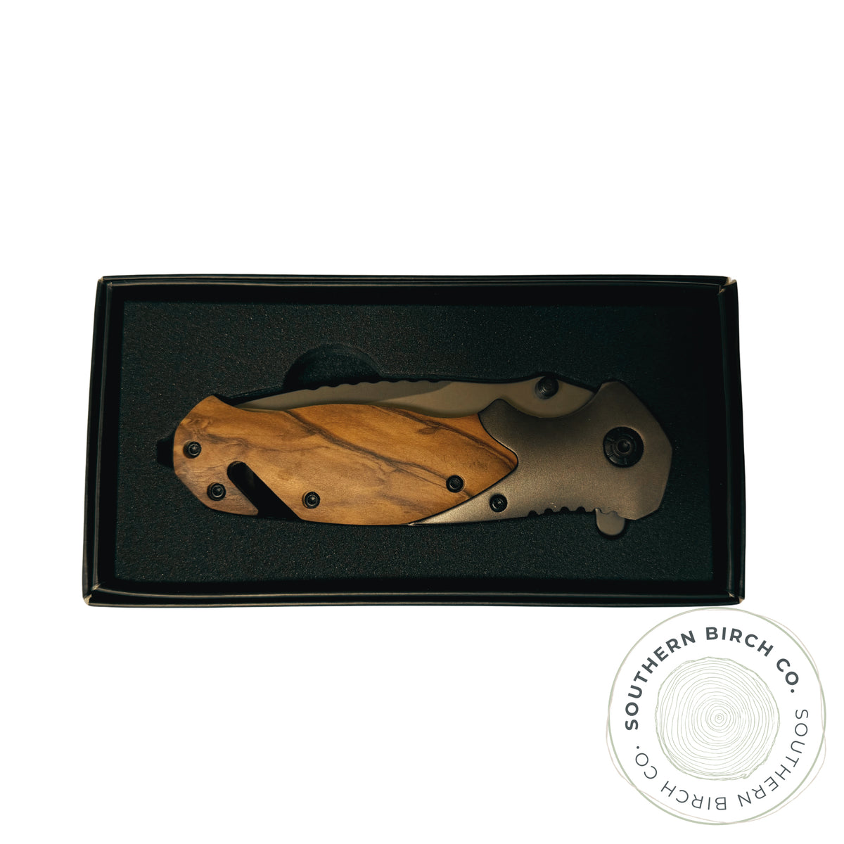 Olive Wood Handled Knife (Stainless Handle)