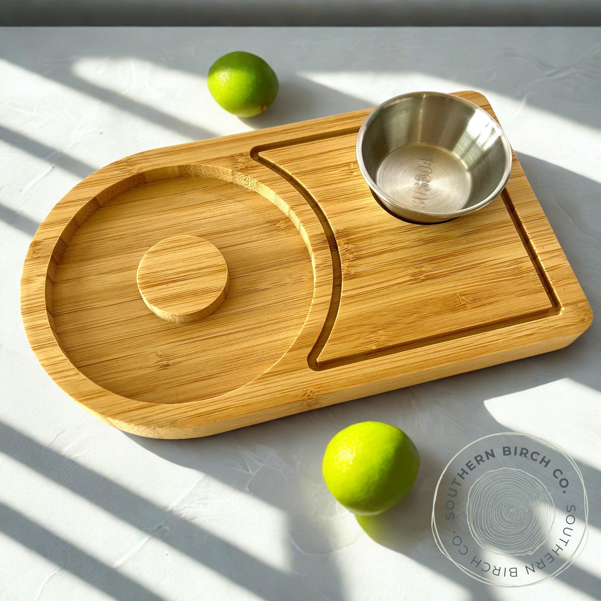 Bamboo Wood Margarita Tray