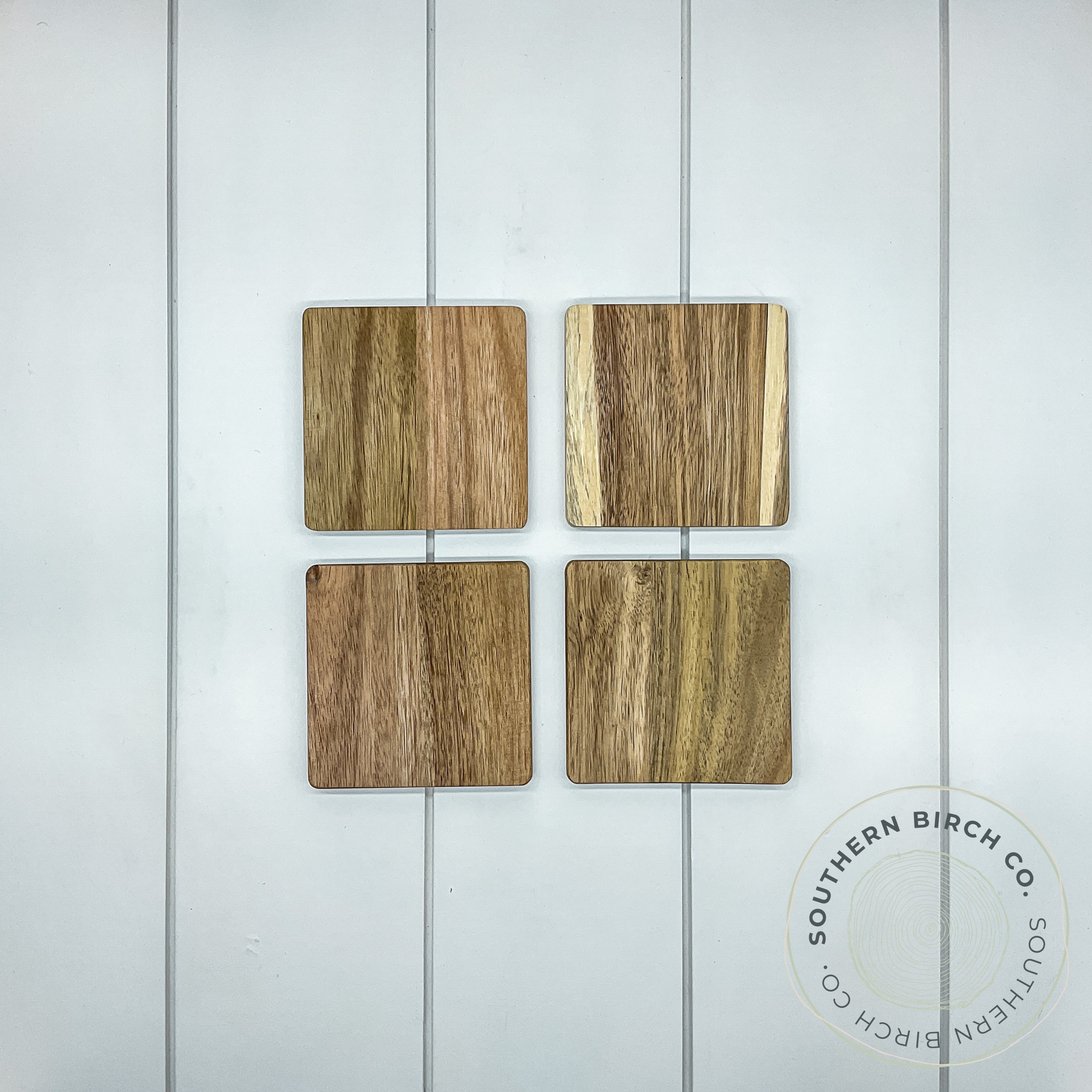 Acacia Wood Coasters (Square)