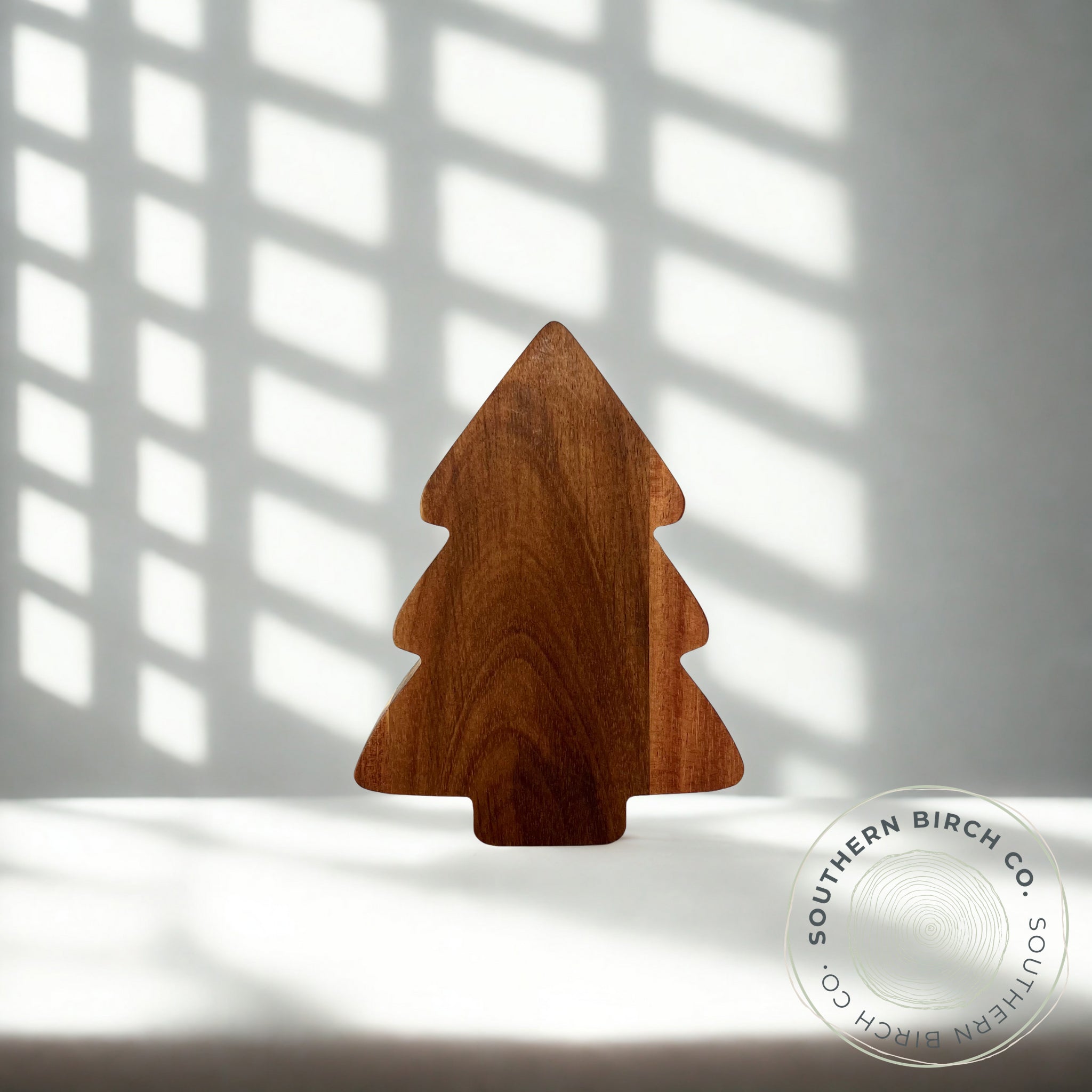 Acacia Wood Shelf Block (Christmas Tree)