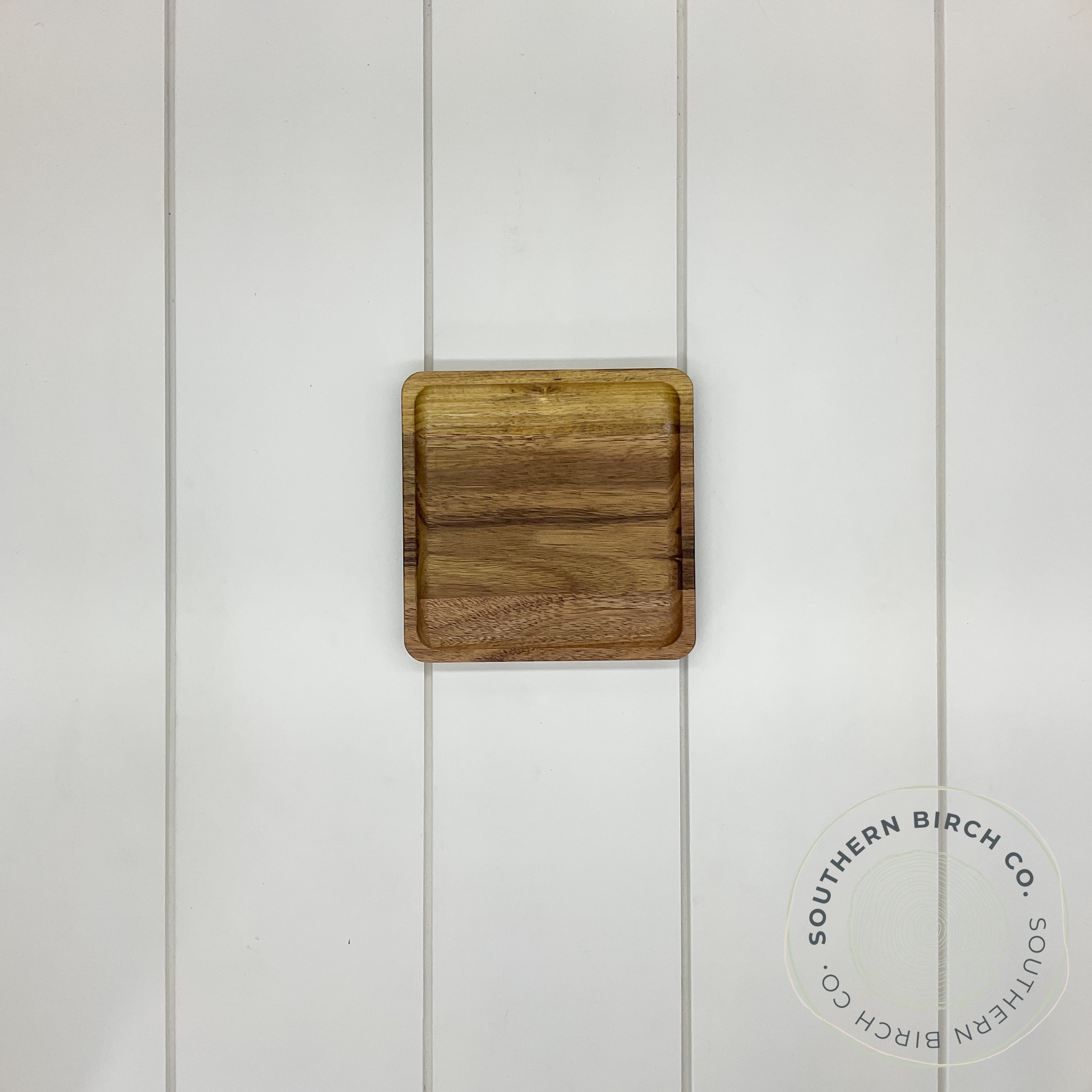 Acacia Wood Square Tray