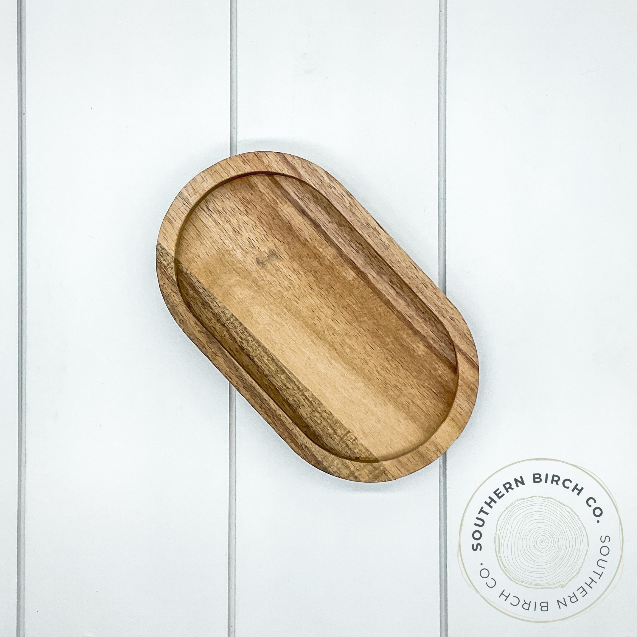 Acacia Wood Trinket Tray (Rough Cut)