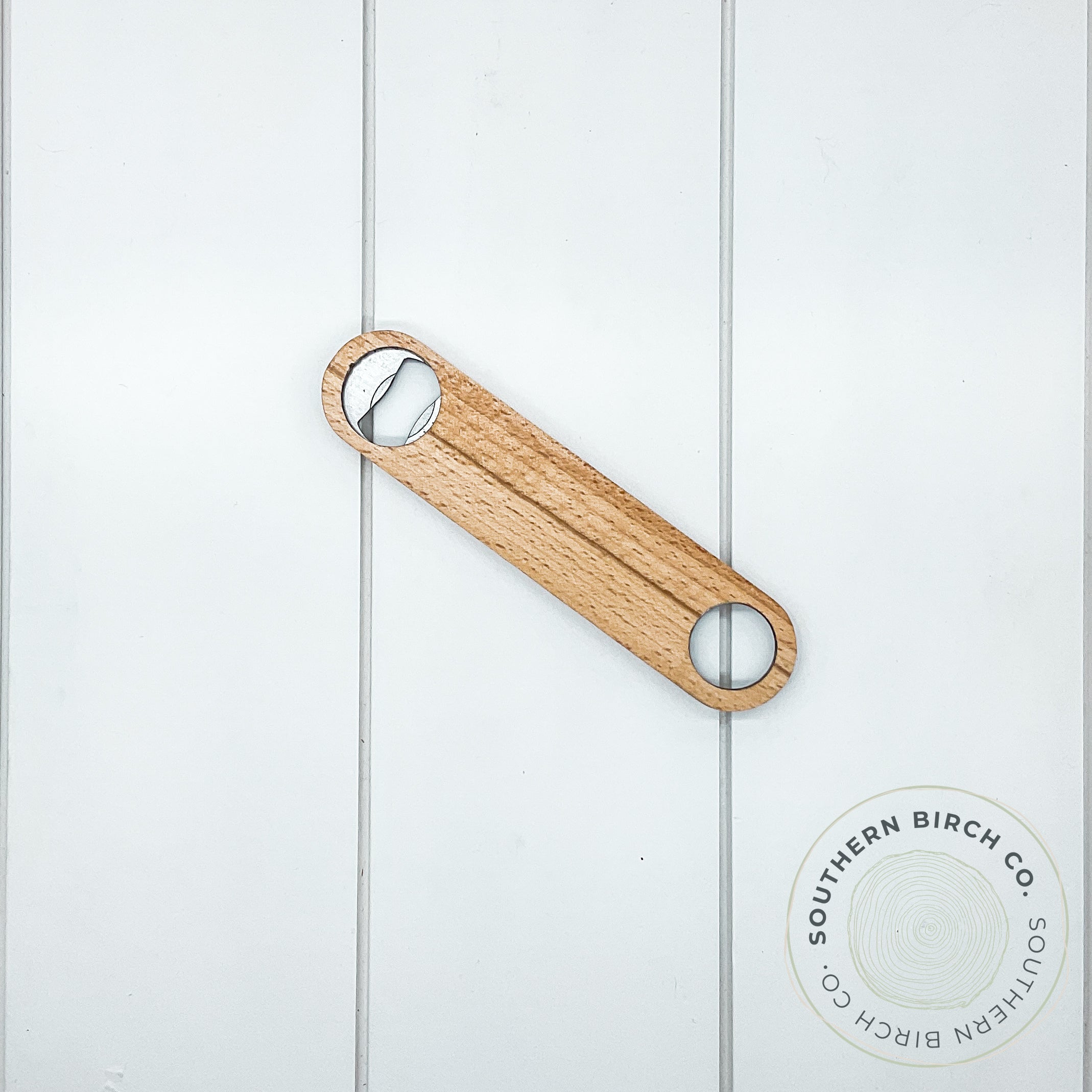Beech Wood Bottle Opener (Oval)