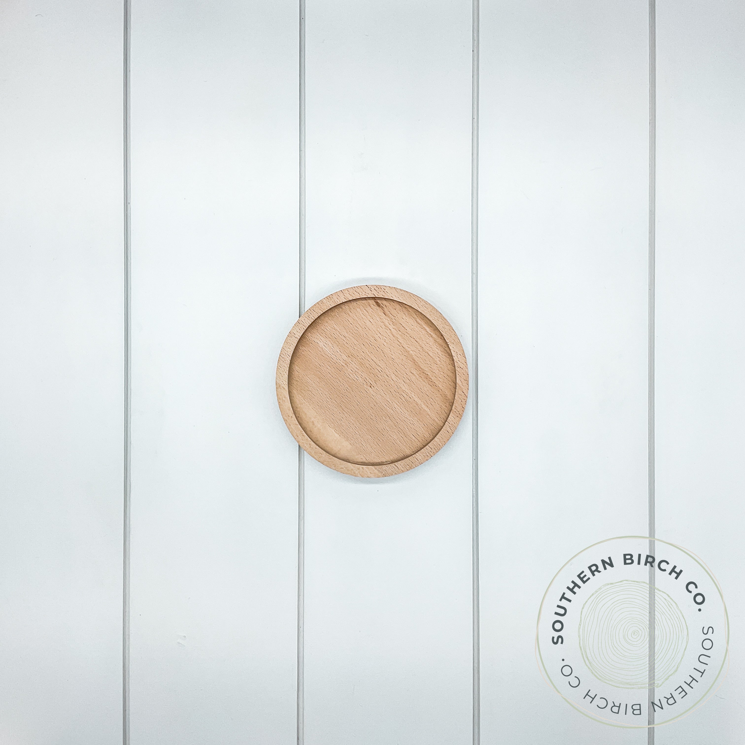 Beech Wood Round Tray