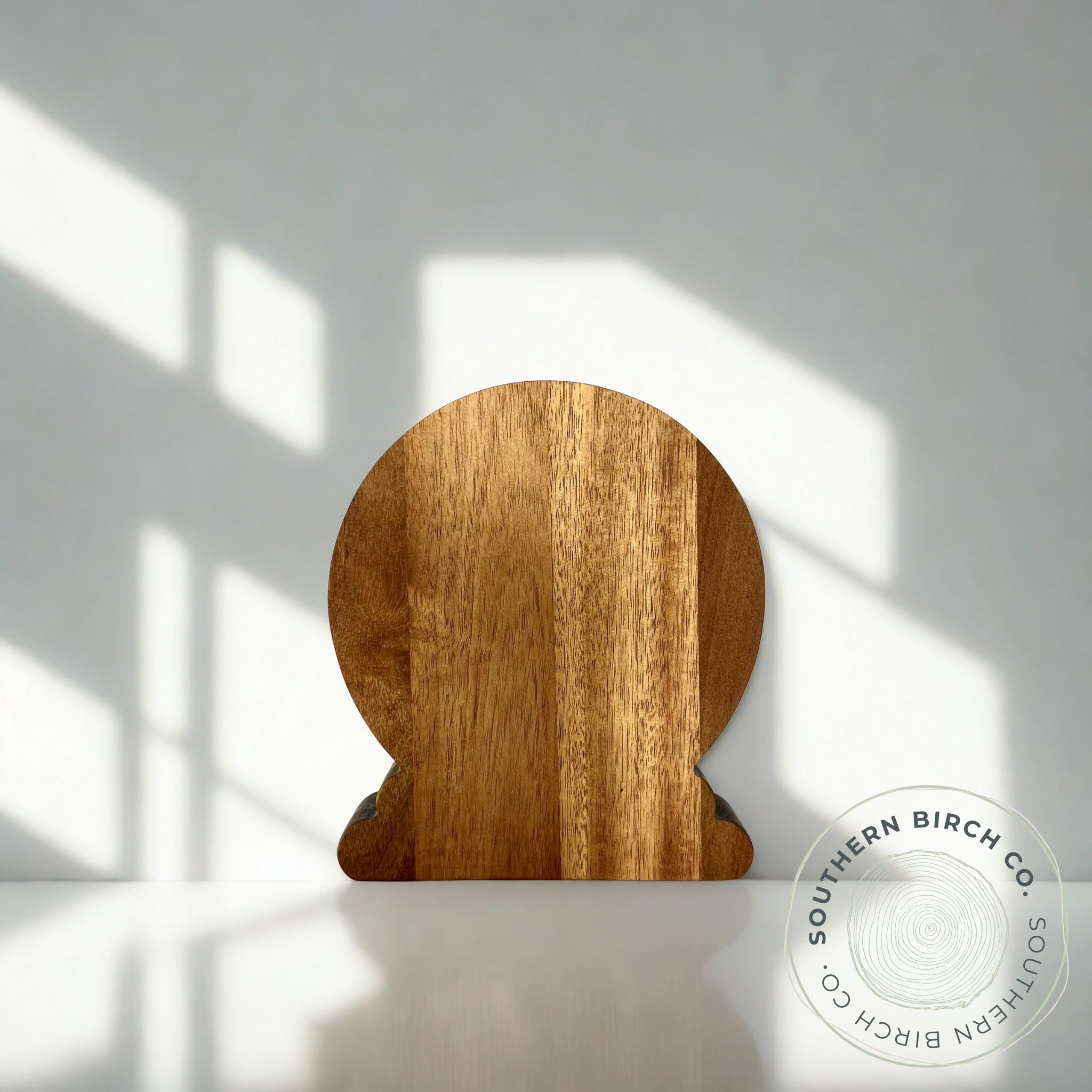 Acacia Wood Shelf Block (Snow Globe)