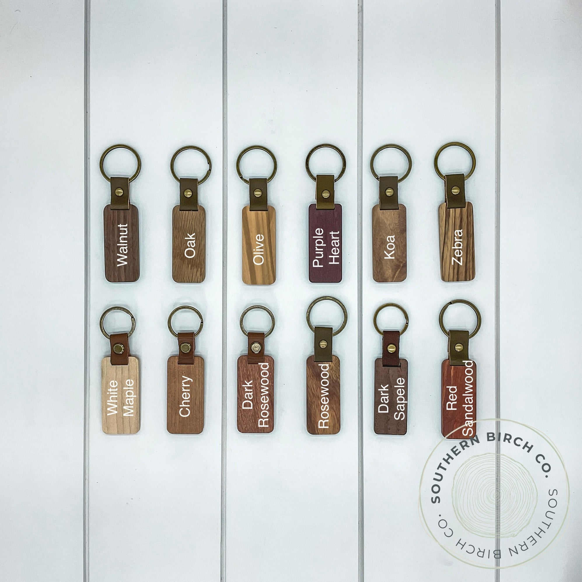 Wooden Keychains (Solid Wood)