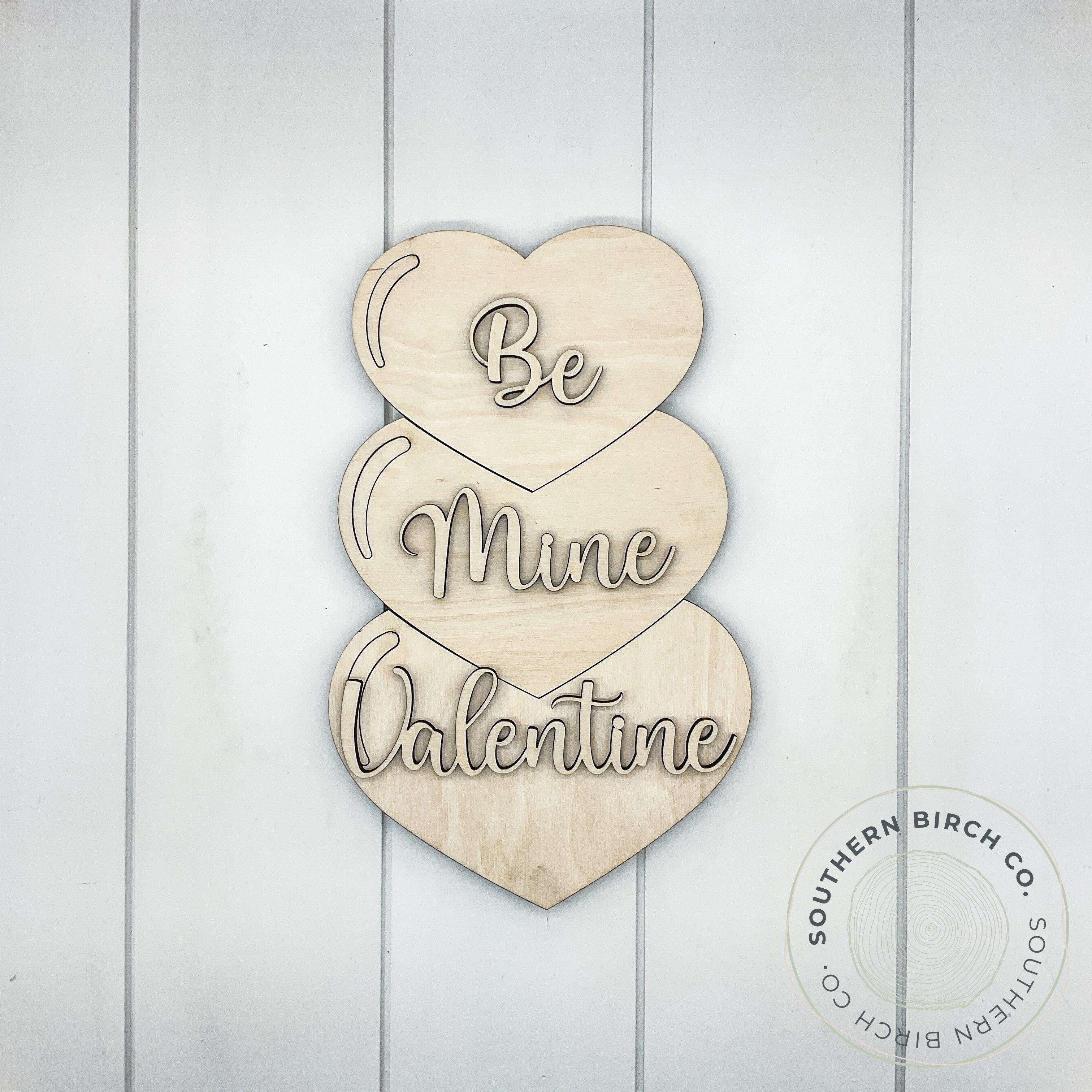 Heart Trio 3D Blank