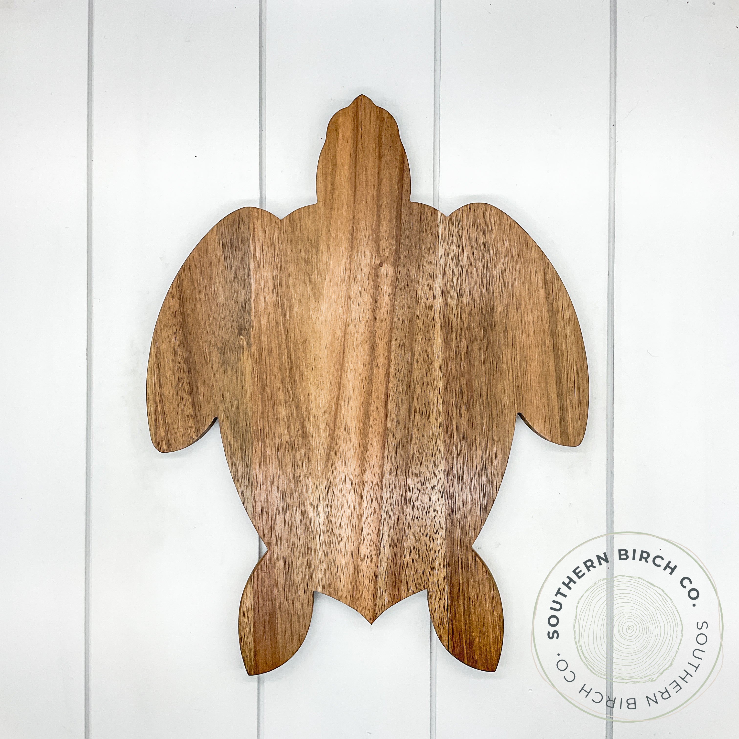 Acacia Wood Cutting Board (Turtle)