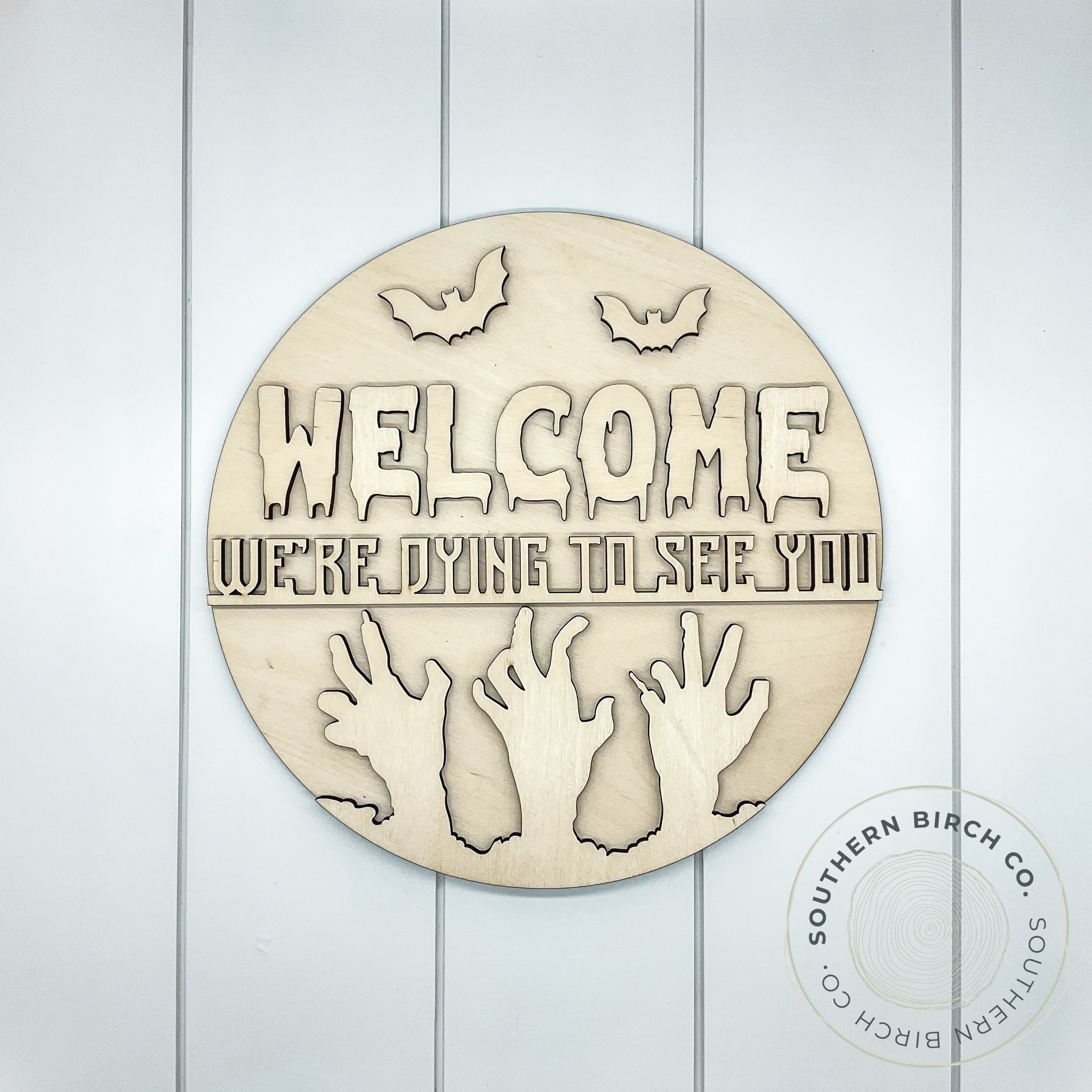 We're Dying To See You 3D Round Blank