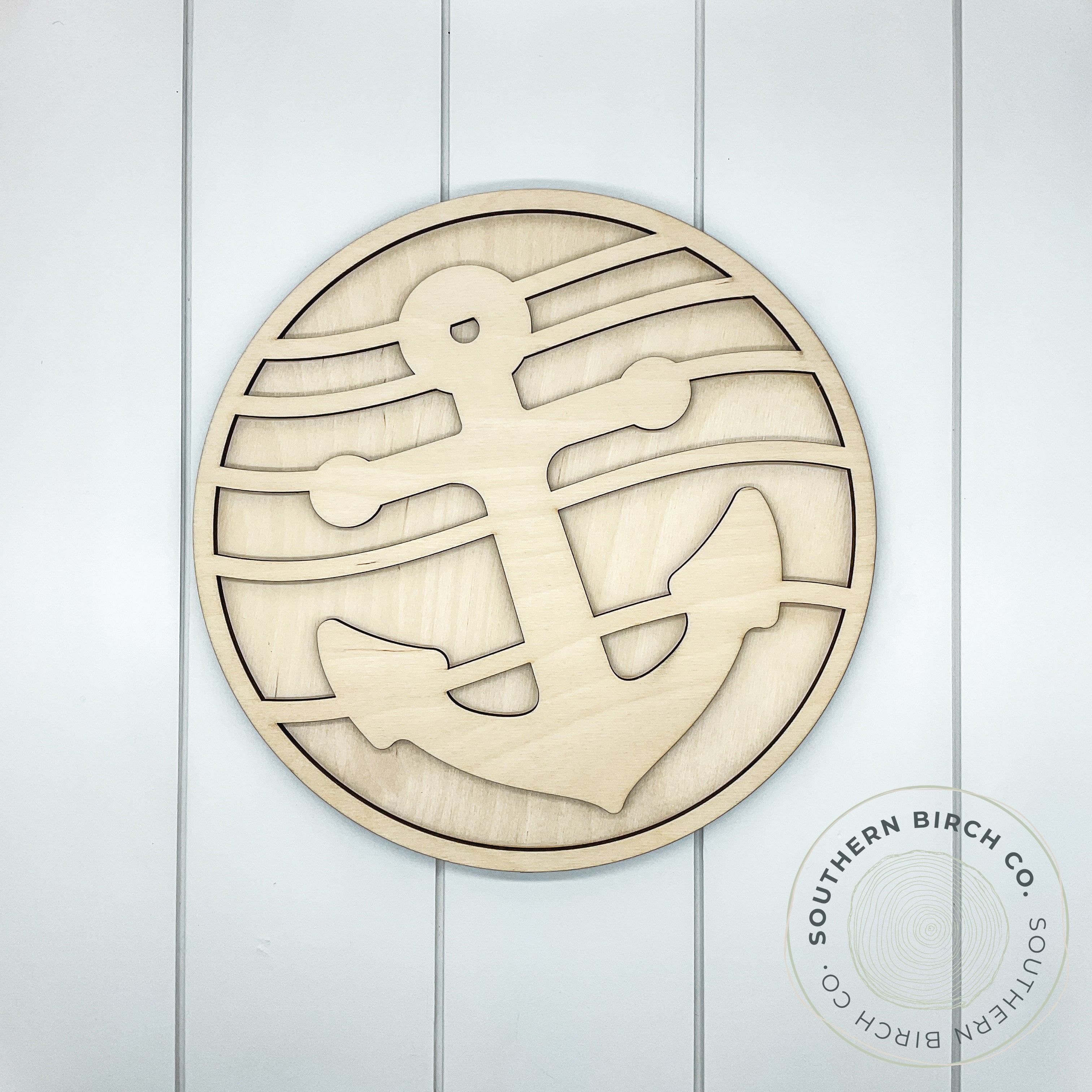 Anchor 3D Round Blank