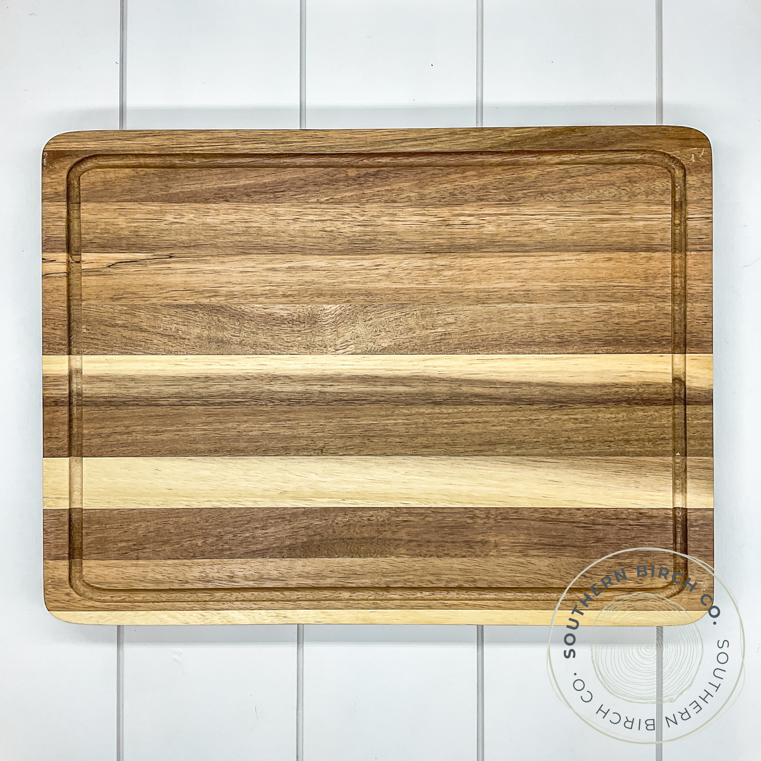 Acacia Wood Cutting Board (Thick Rectangular)
