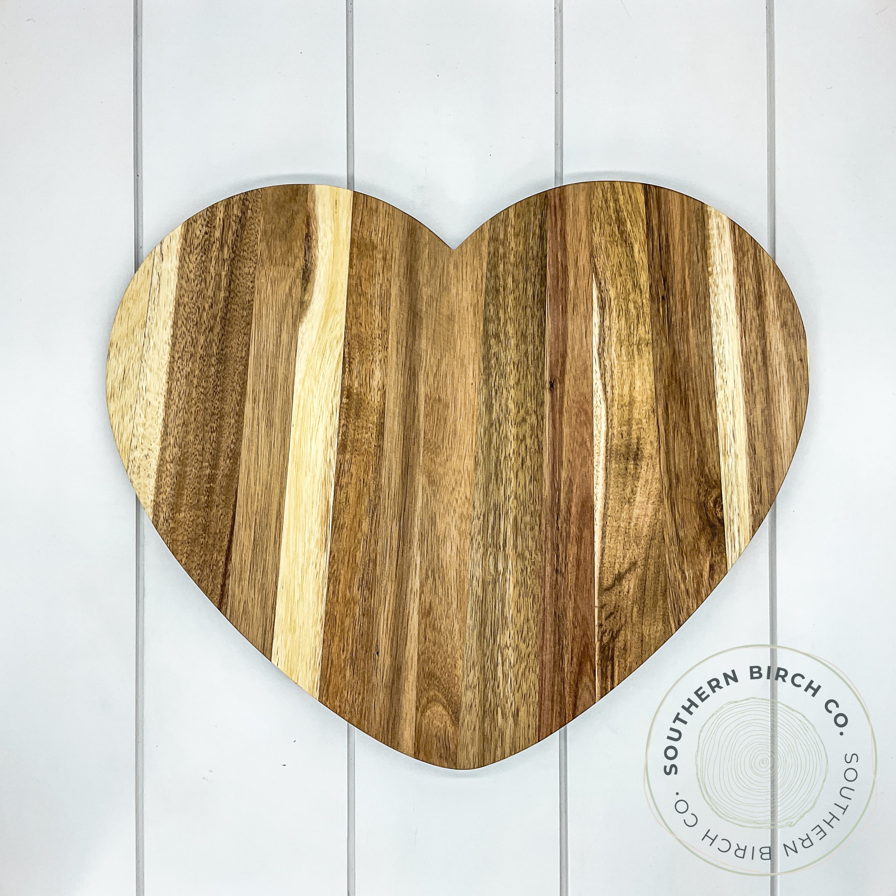 Acacia Wood Cutting Board (Heart)