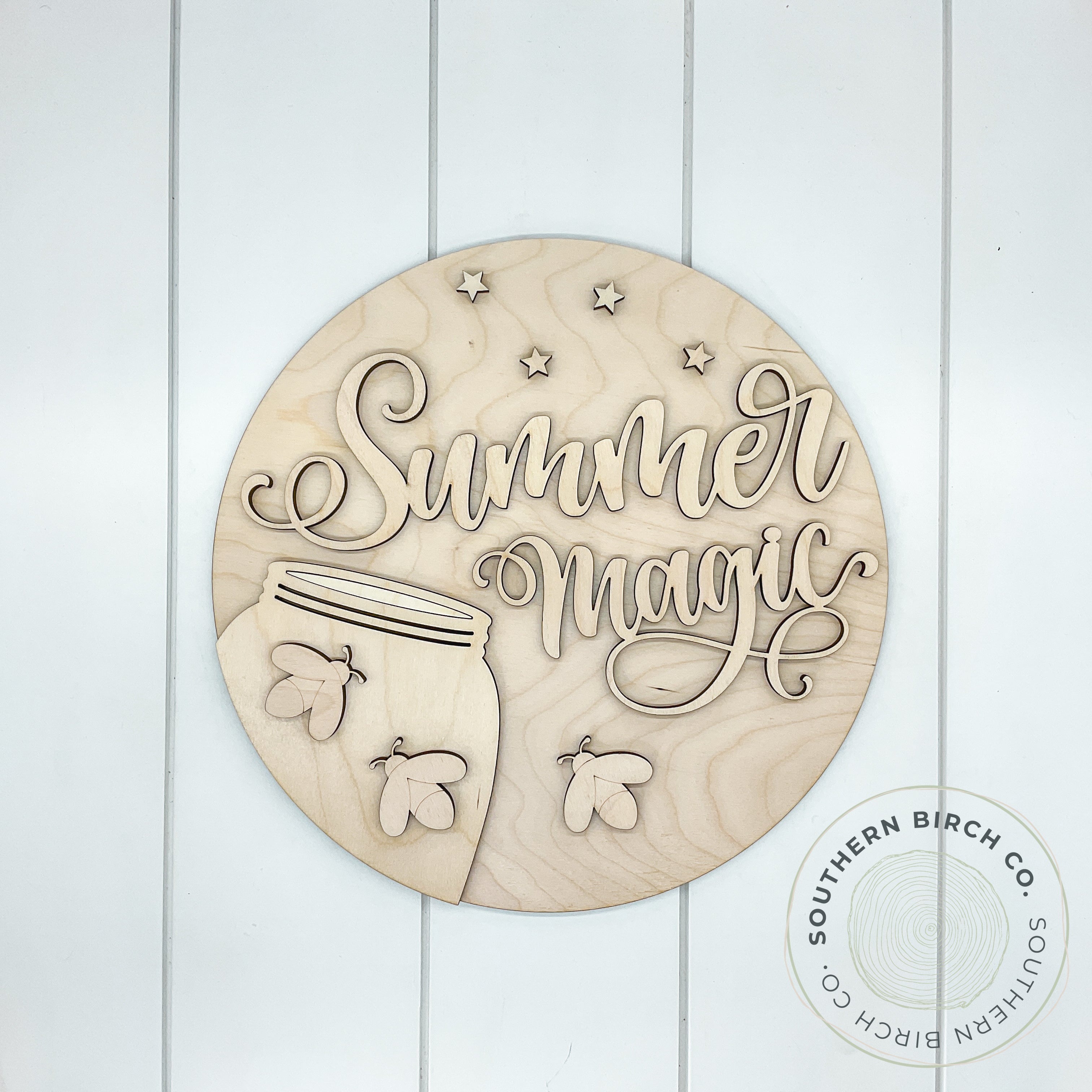 Summer Magic 3D Round Blank
