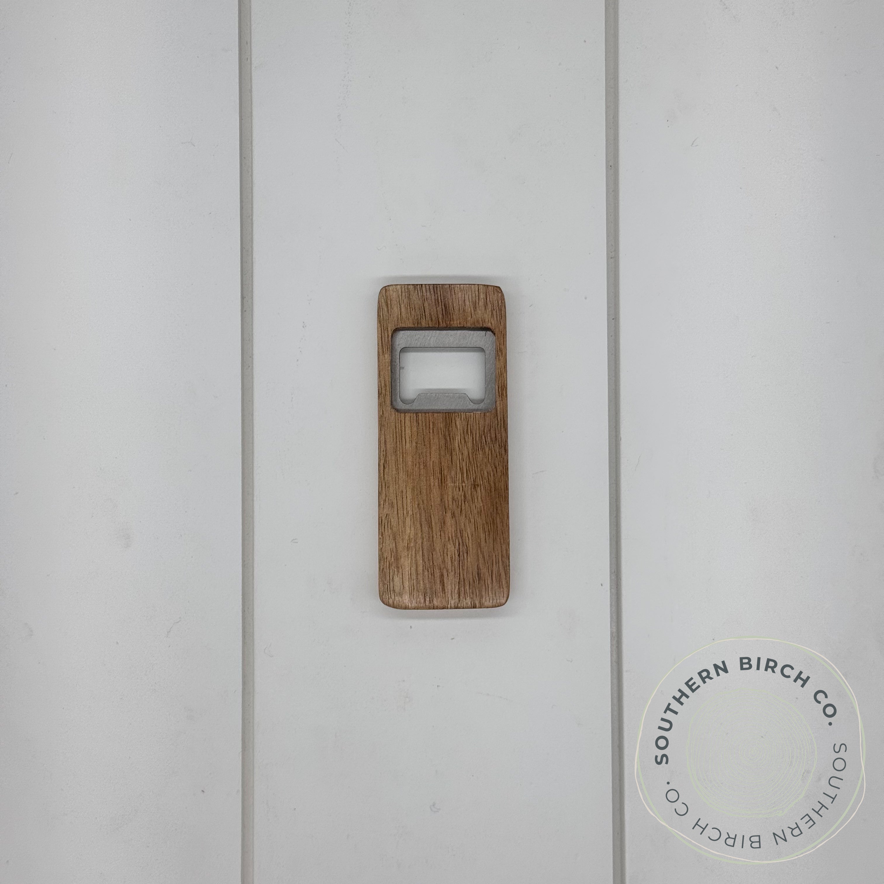 Acacia Wood Bottle Opener (Rectangular)