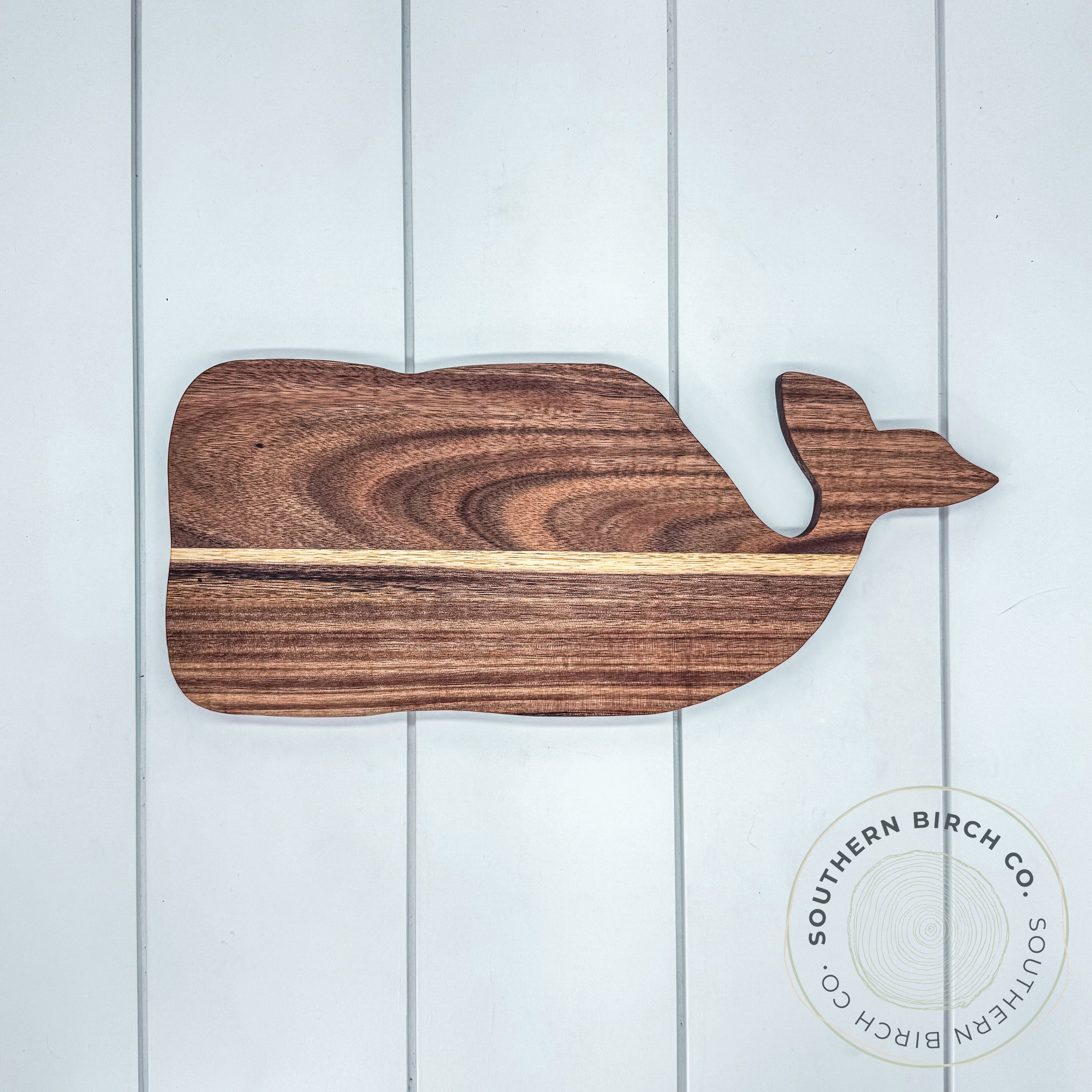 Acacia Wood Cutting Board (Whale)