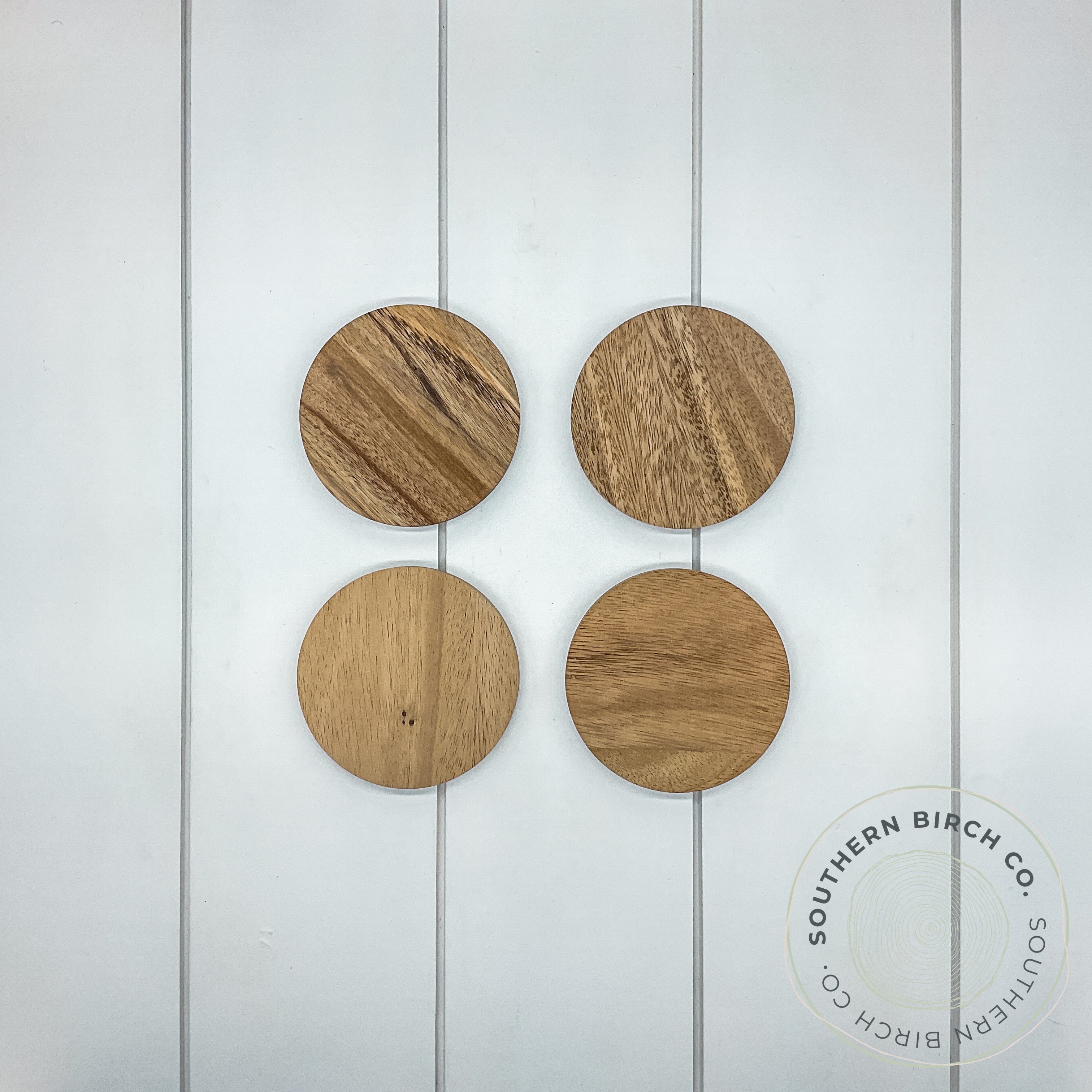 Walnut Wood Coasters (Round)