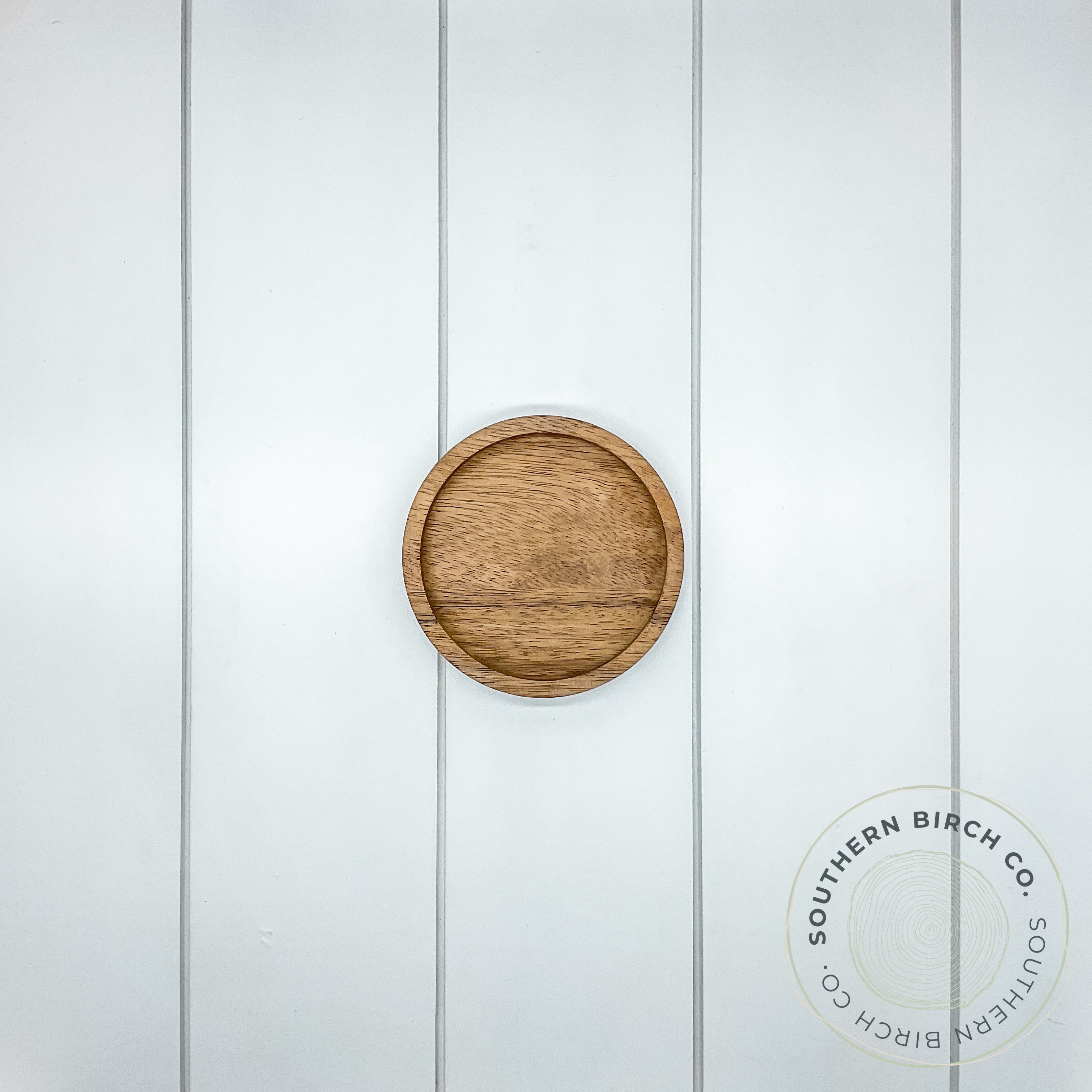 Walnut Wood Round Tray