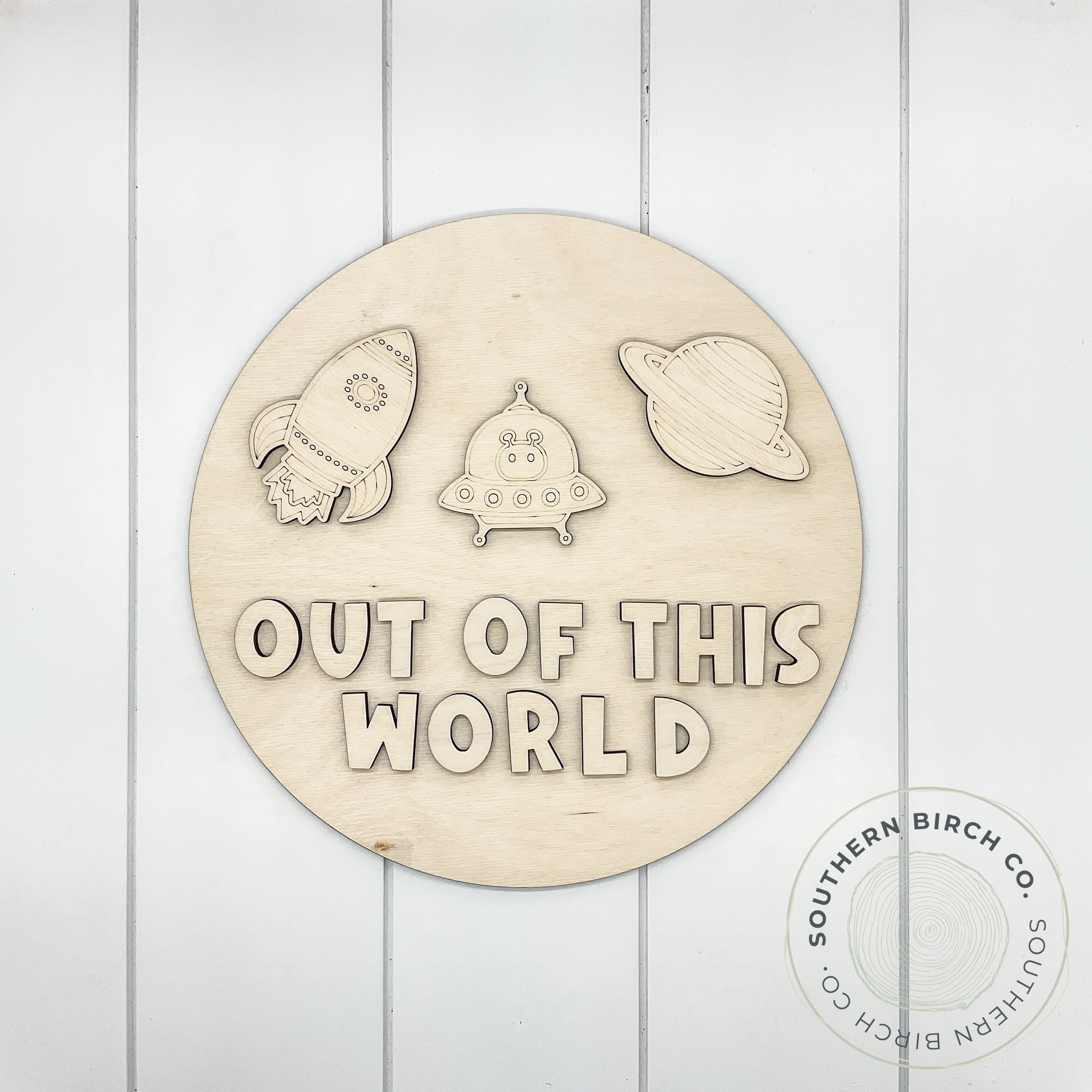 Out Of This World 3D Round Blank