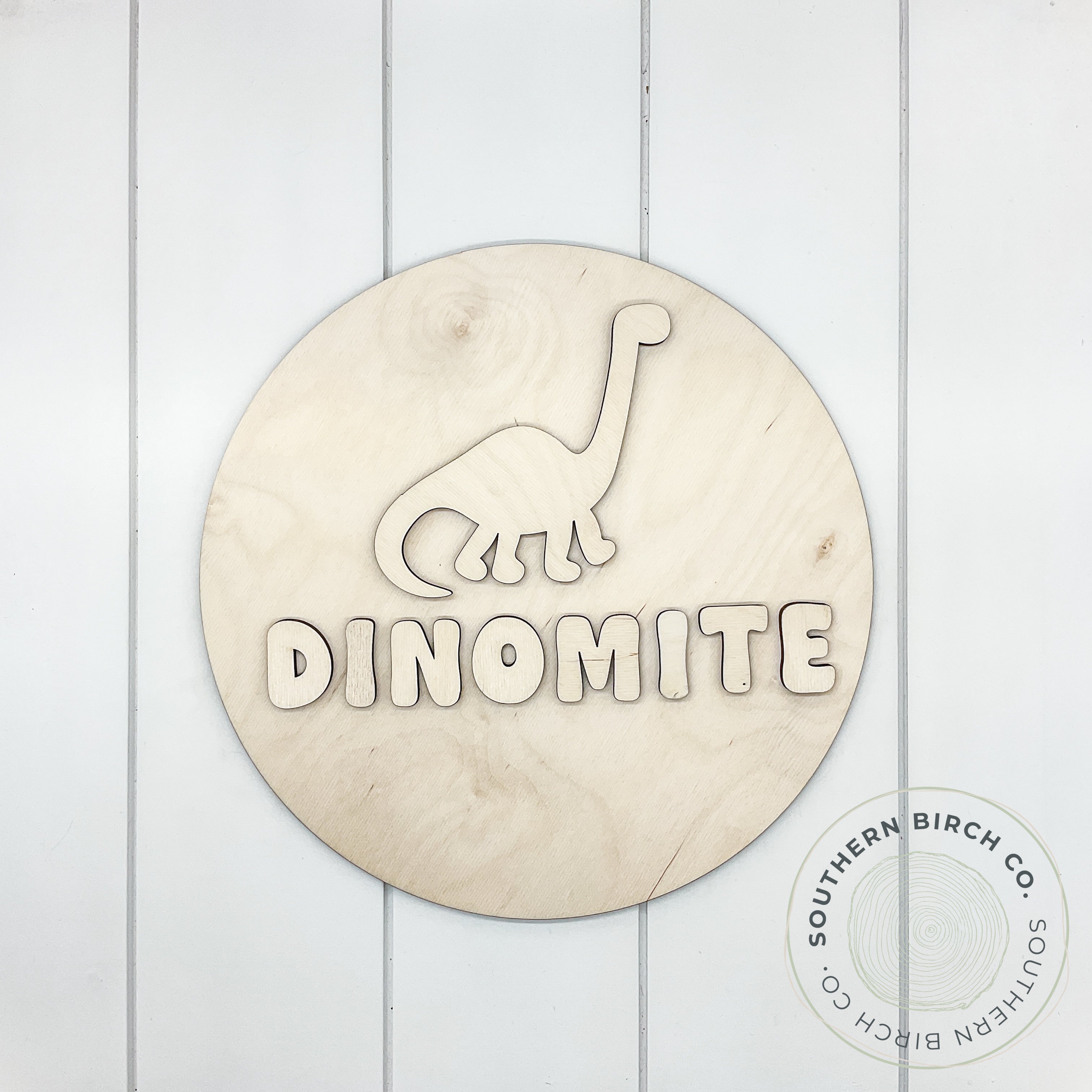 Dinomite 3D Round Blank