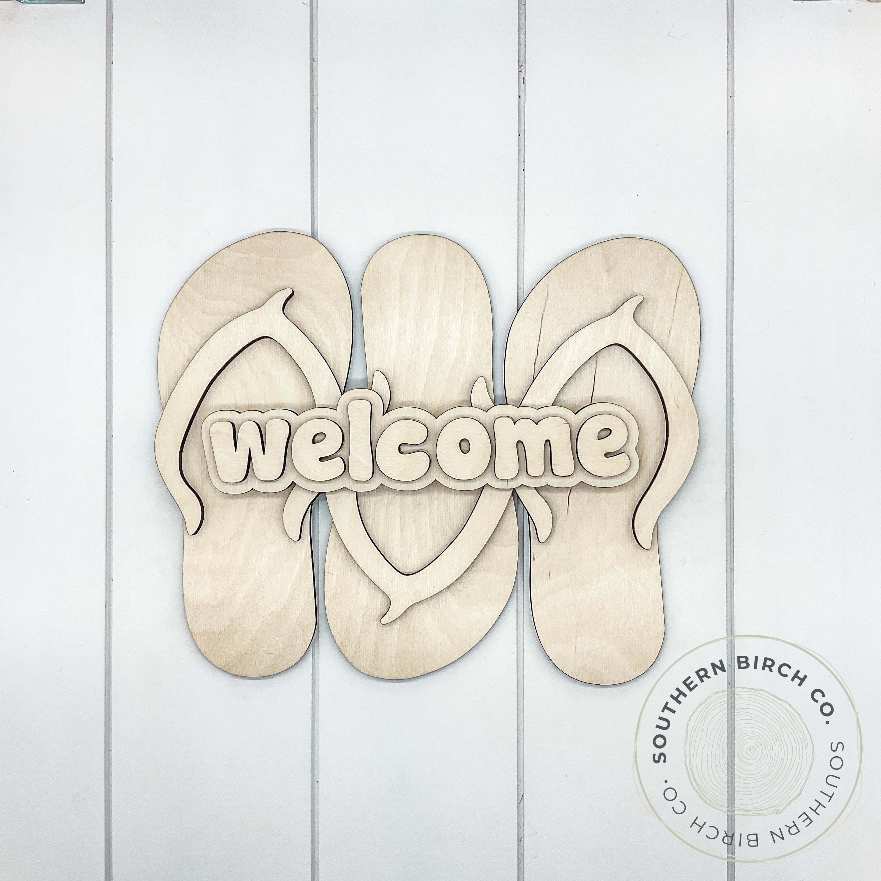 Flip Flop 3D Blank