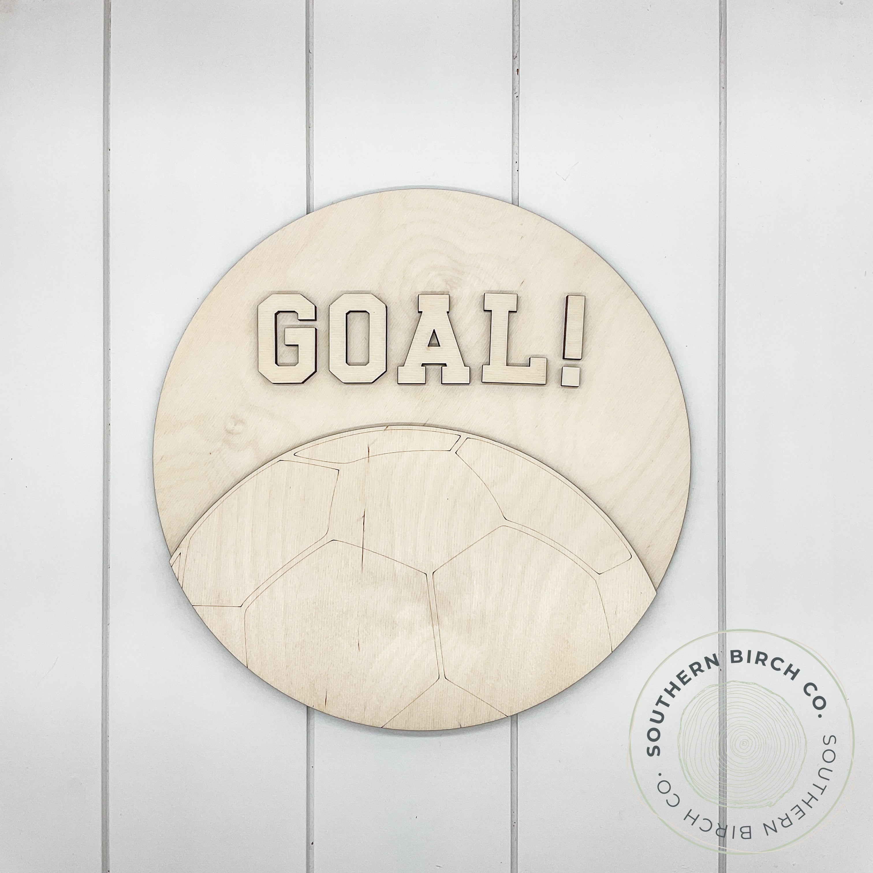 Goal 3D Round Blank
