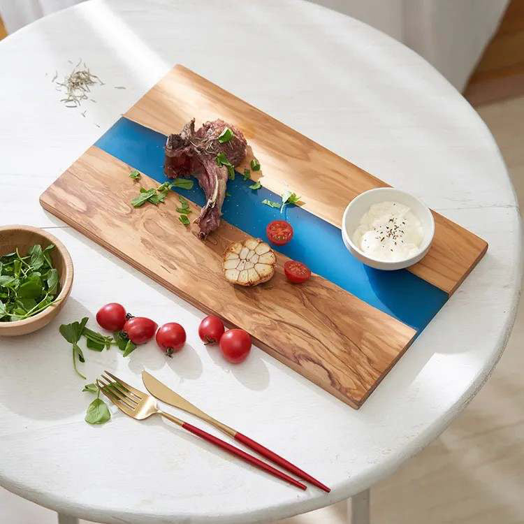 Olive Wood Resin Cutting Board