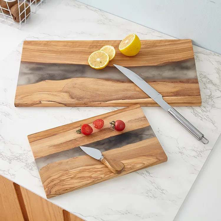 Olive Wood Resin Cutting Board