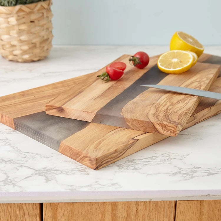 Olive Wood Resin Cutting Board