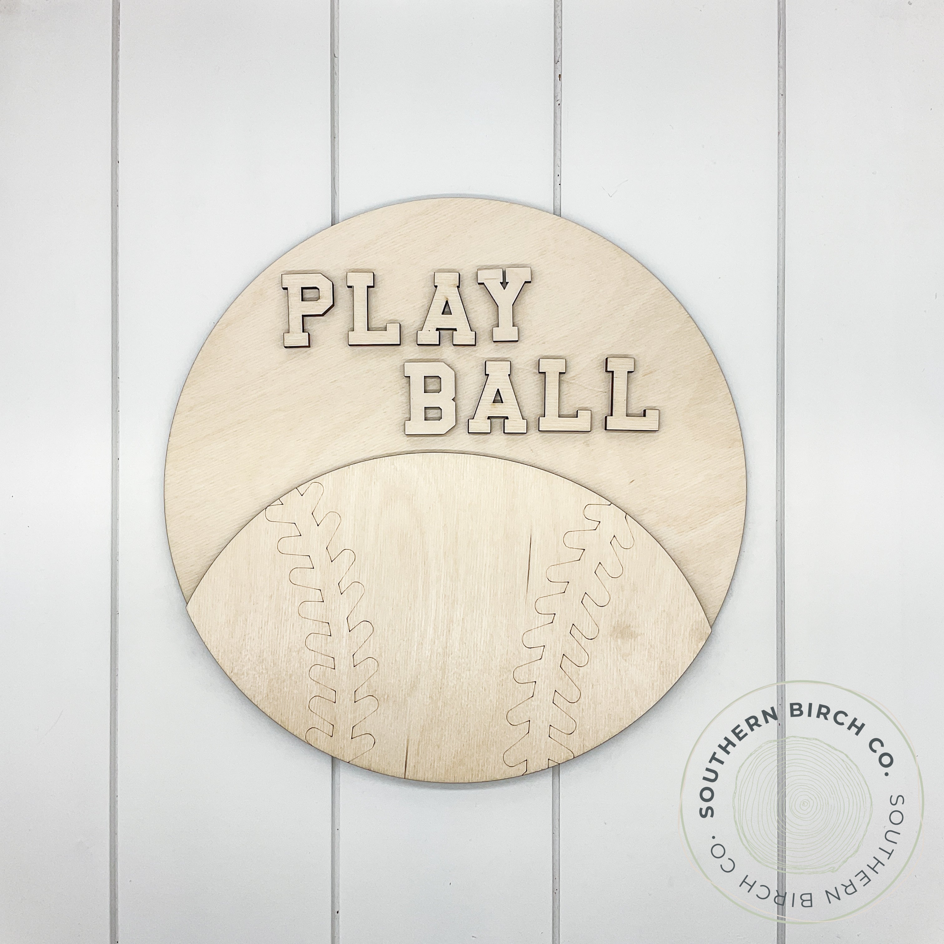 Play Ball 3D Round Blank