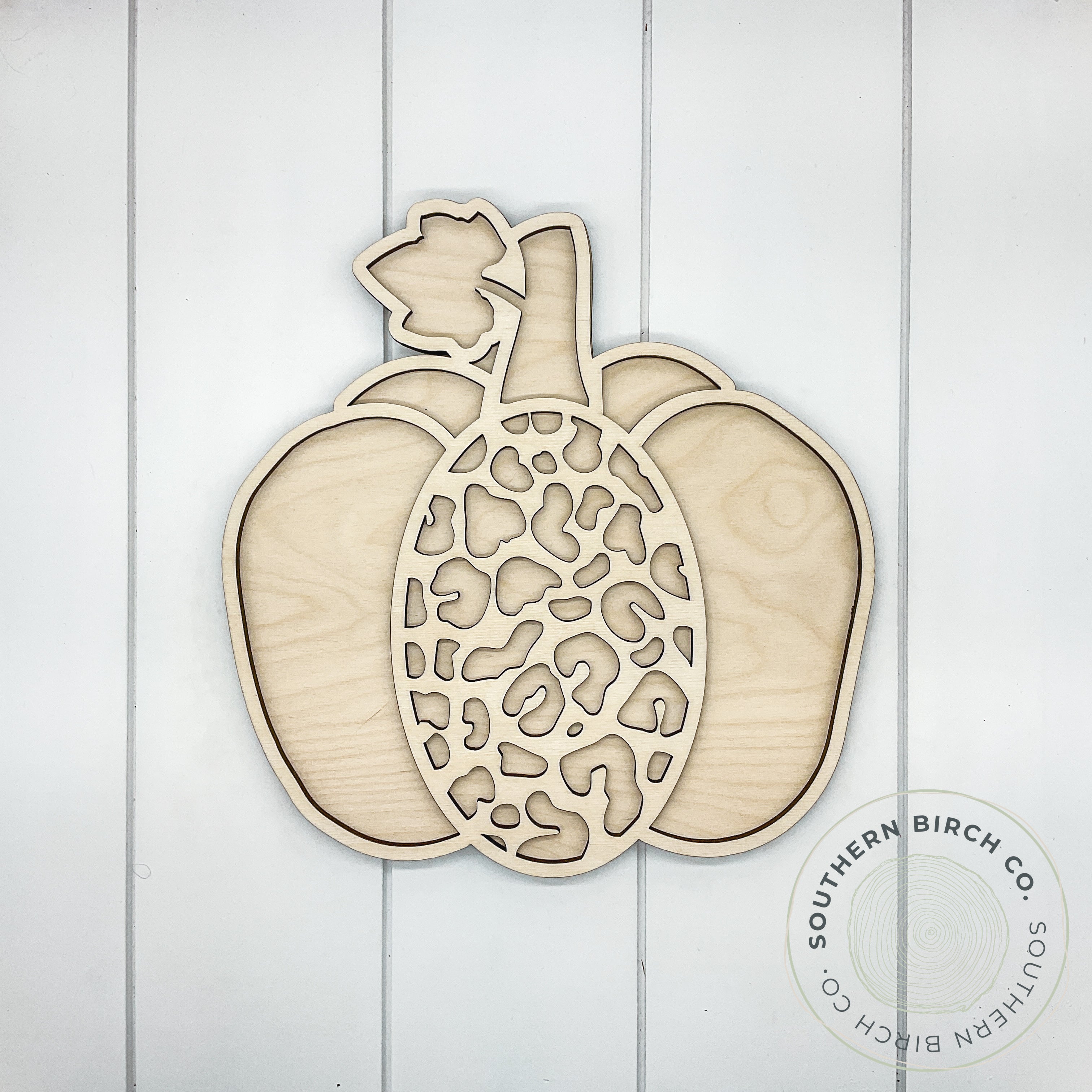 Pumpkin 3D Blank (Leopard)