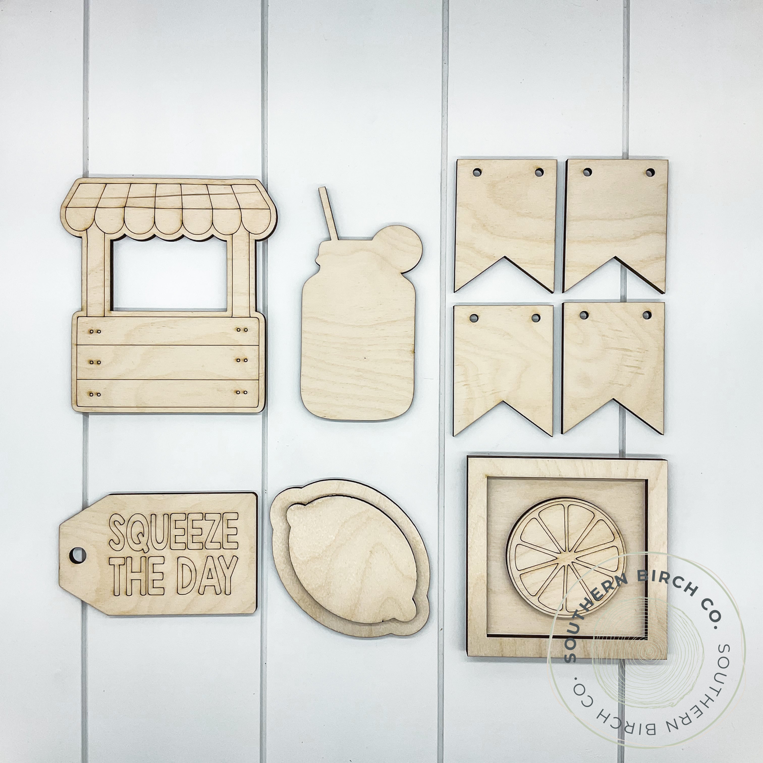 Lemonade Tiered Tray Set
