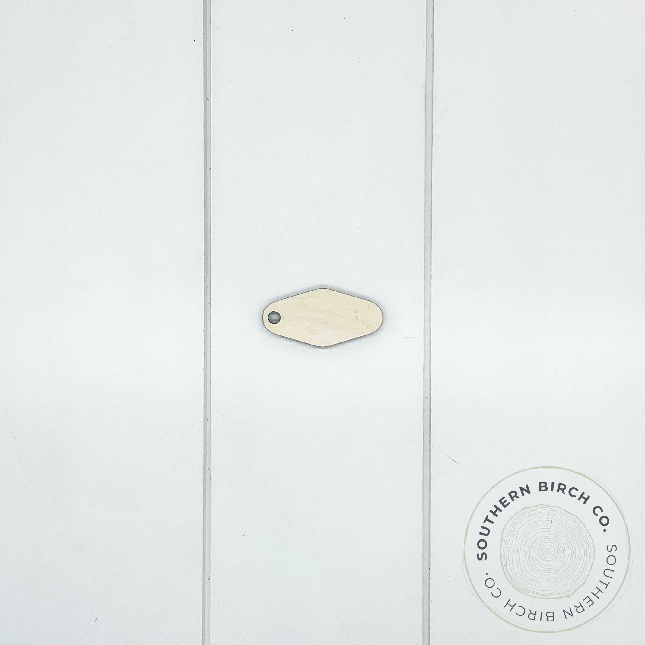 2.5" Vintage Key Ring Blank