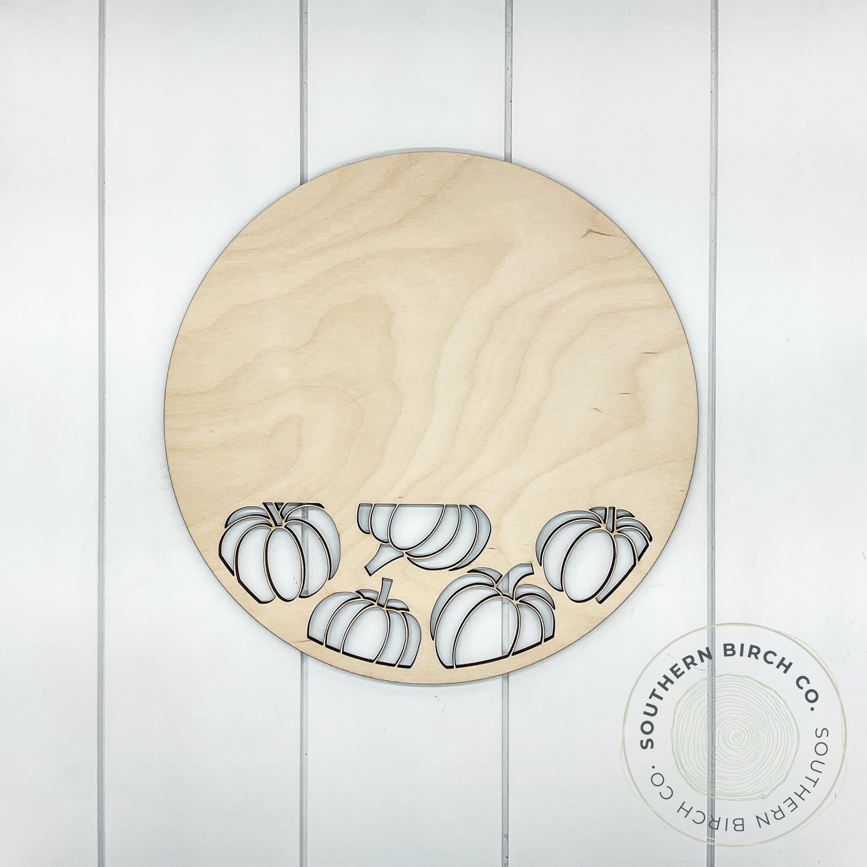 Round Cutout Blank (Pumpkins)