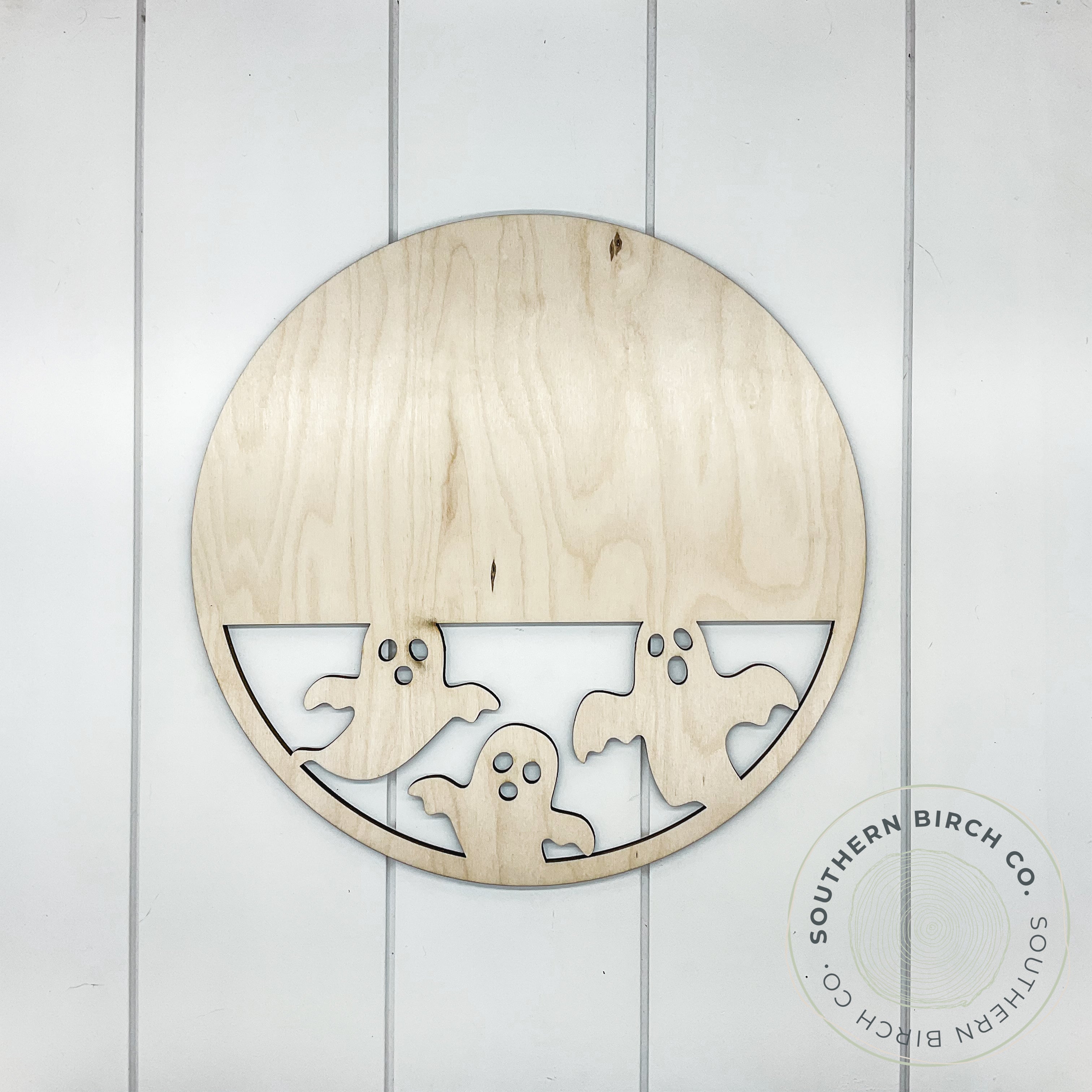 Round Cutout Blank (Half Ghosts)