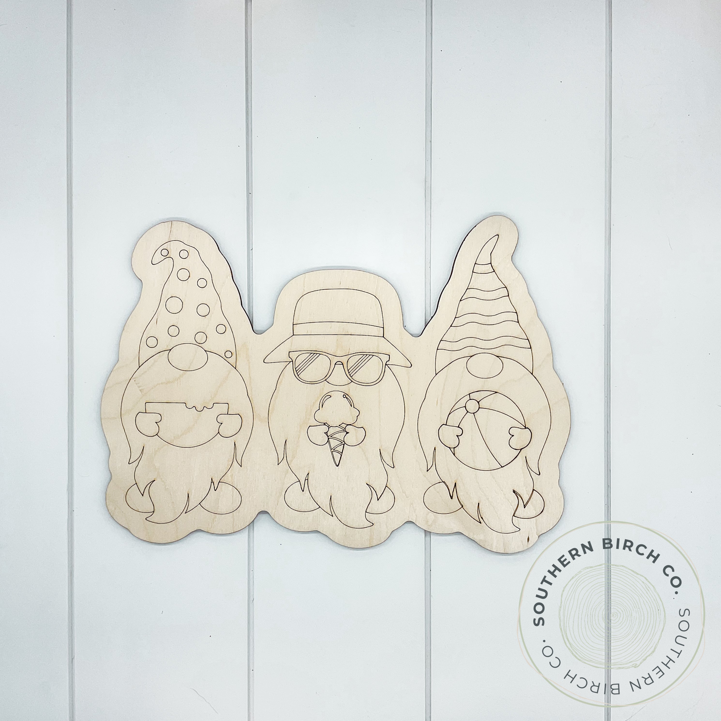 Gnome Trio Blank (Summer)