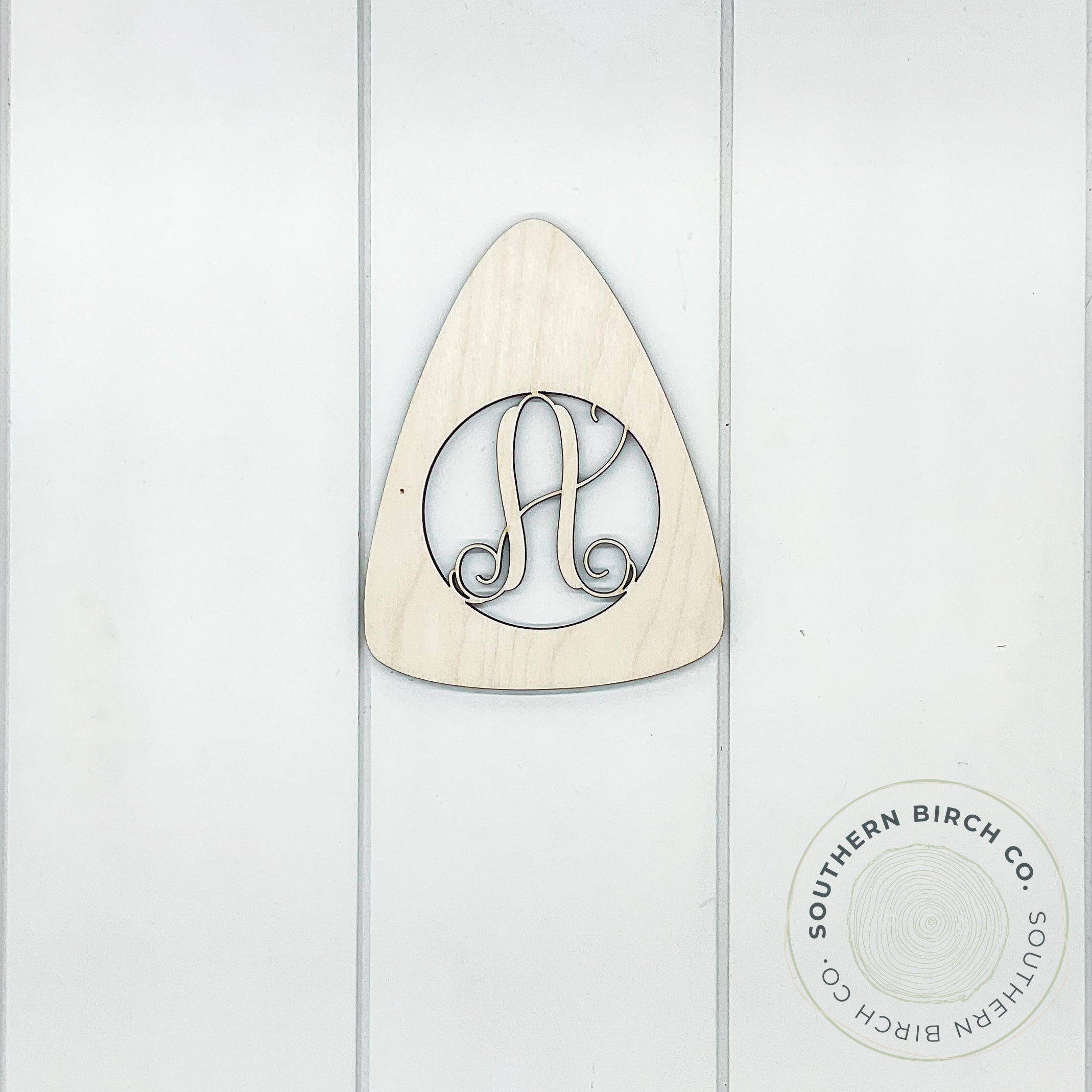 Monogram Candy Corn Blank