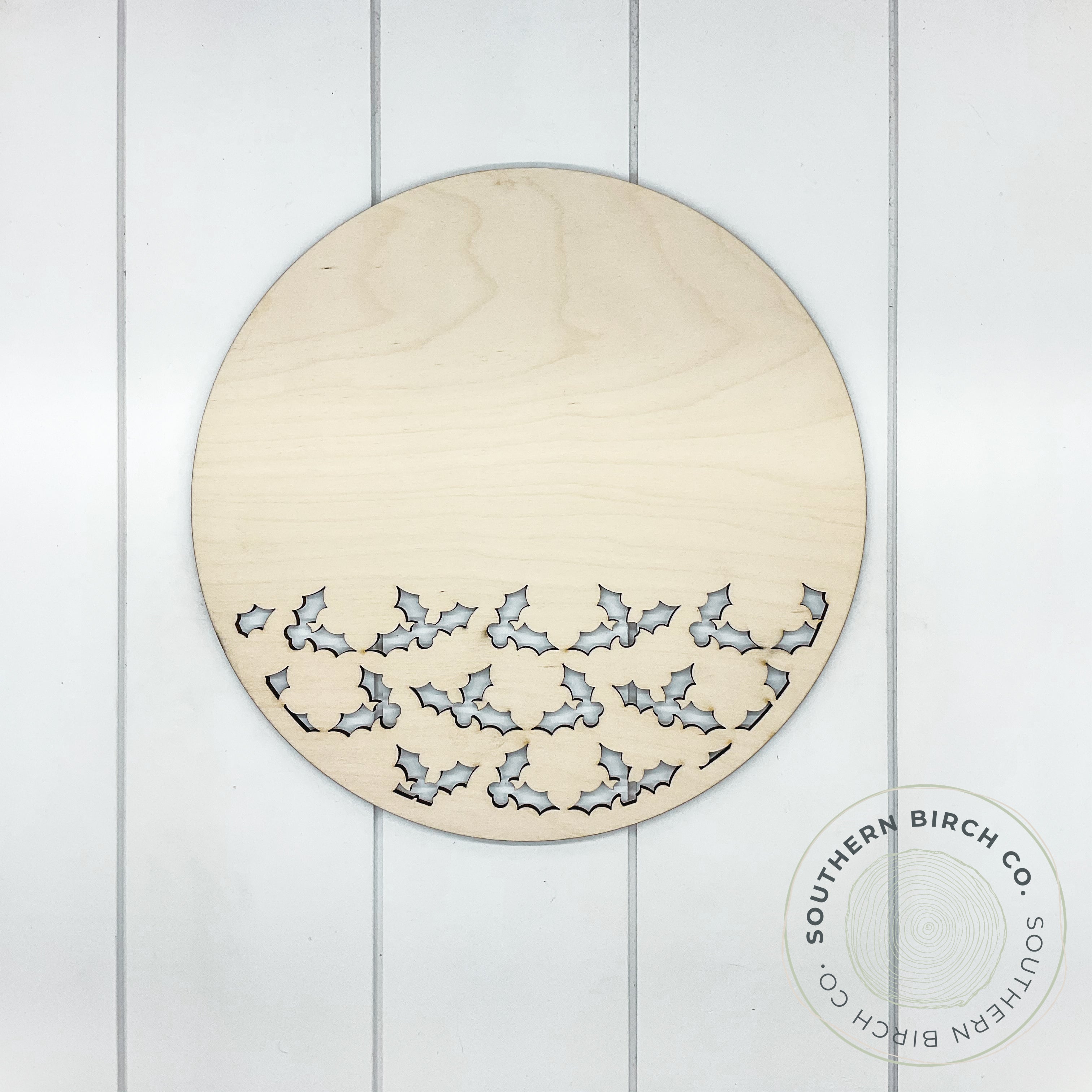 Round Cutout Blank (Holly)