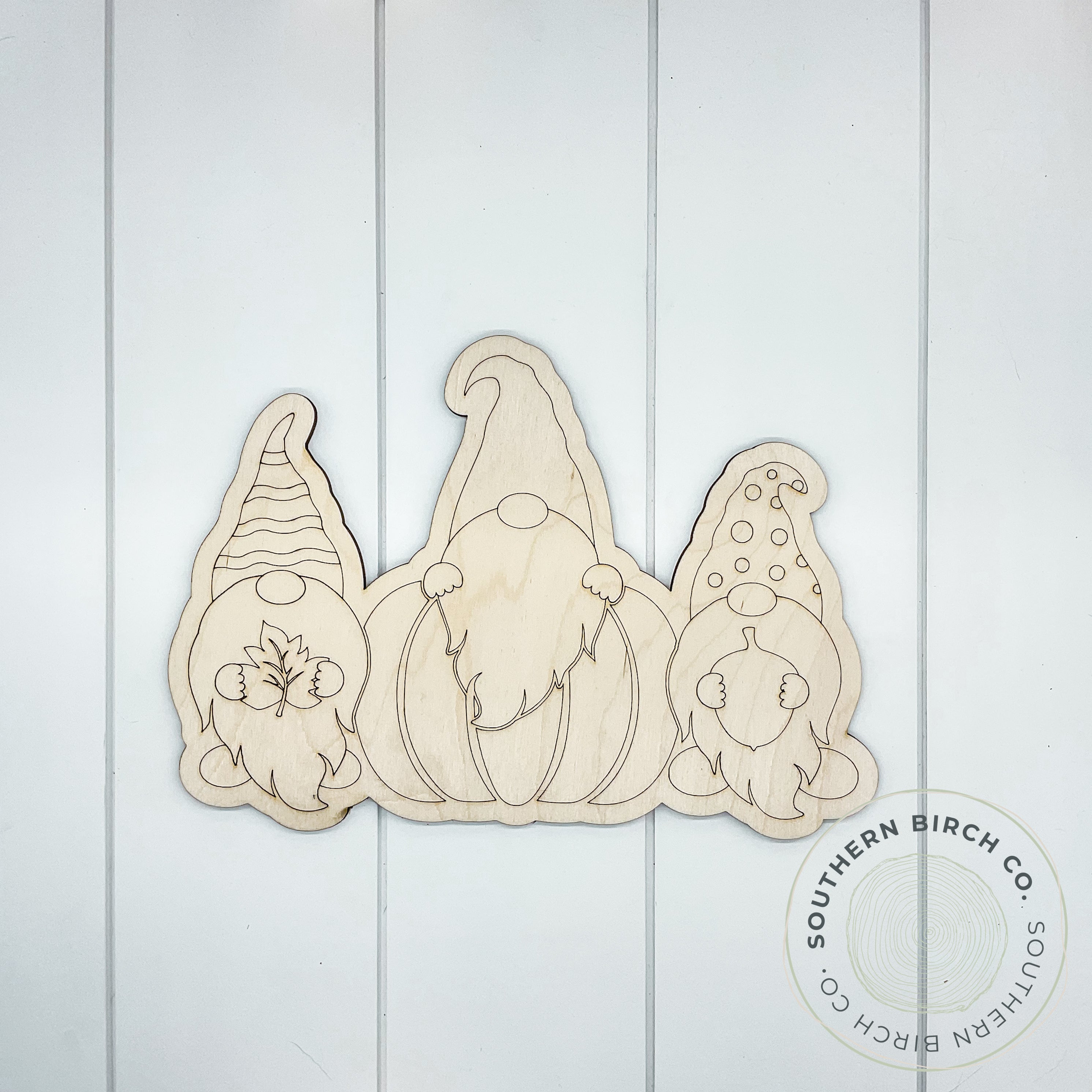Gnome Trio Blank (Fall)