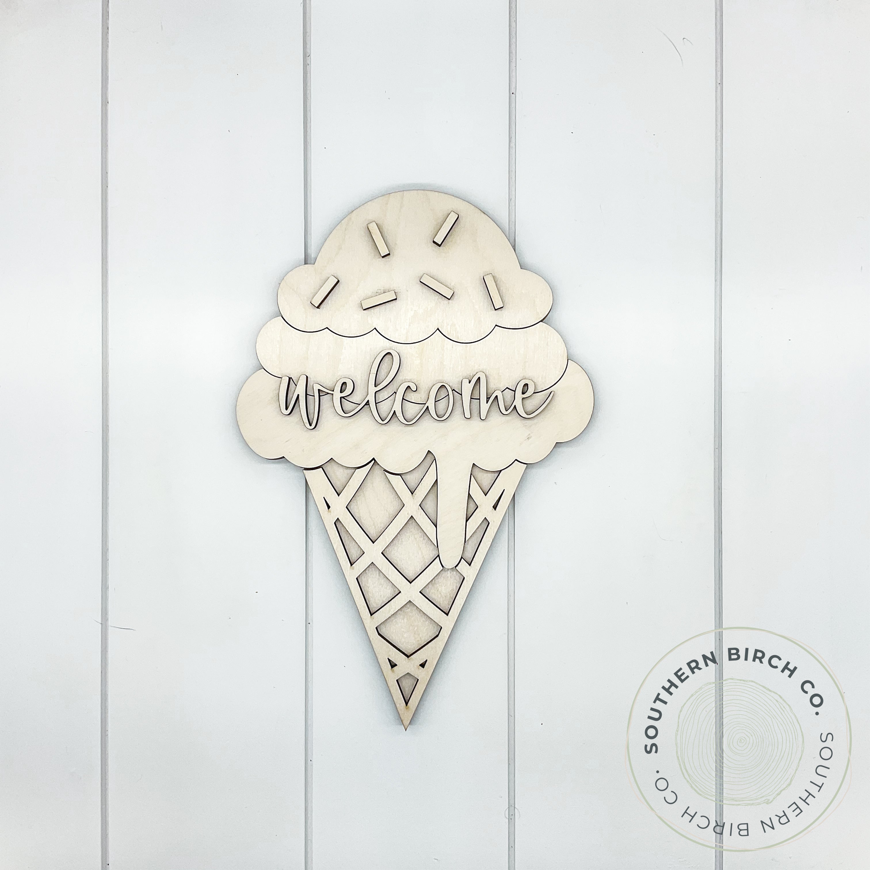Ice Cream 3D Blank