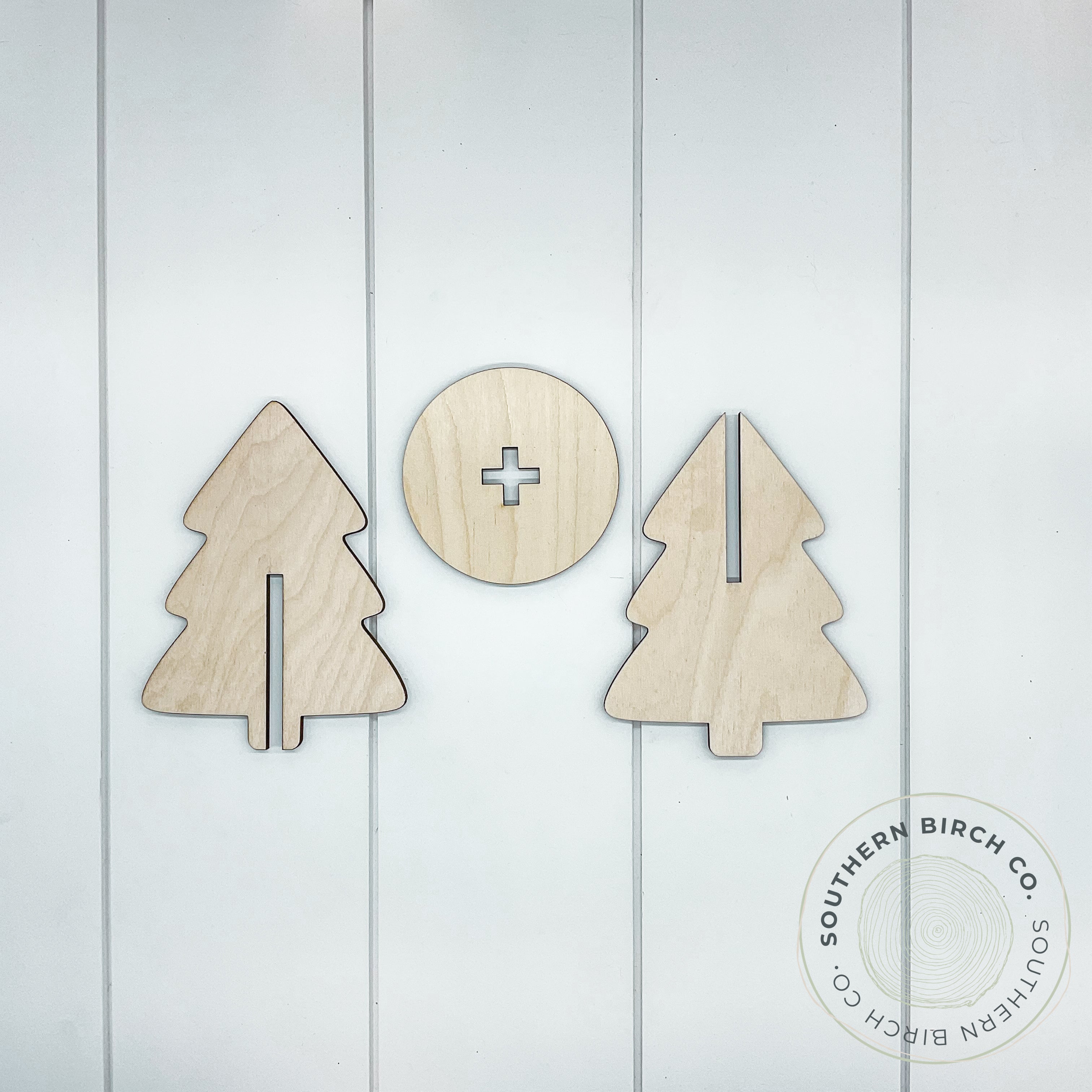 Standing Christmas Tree Blank