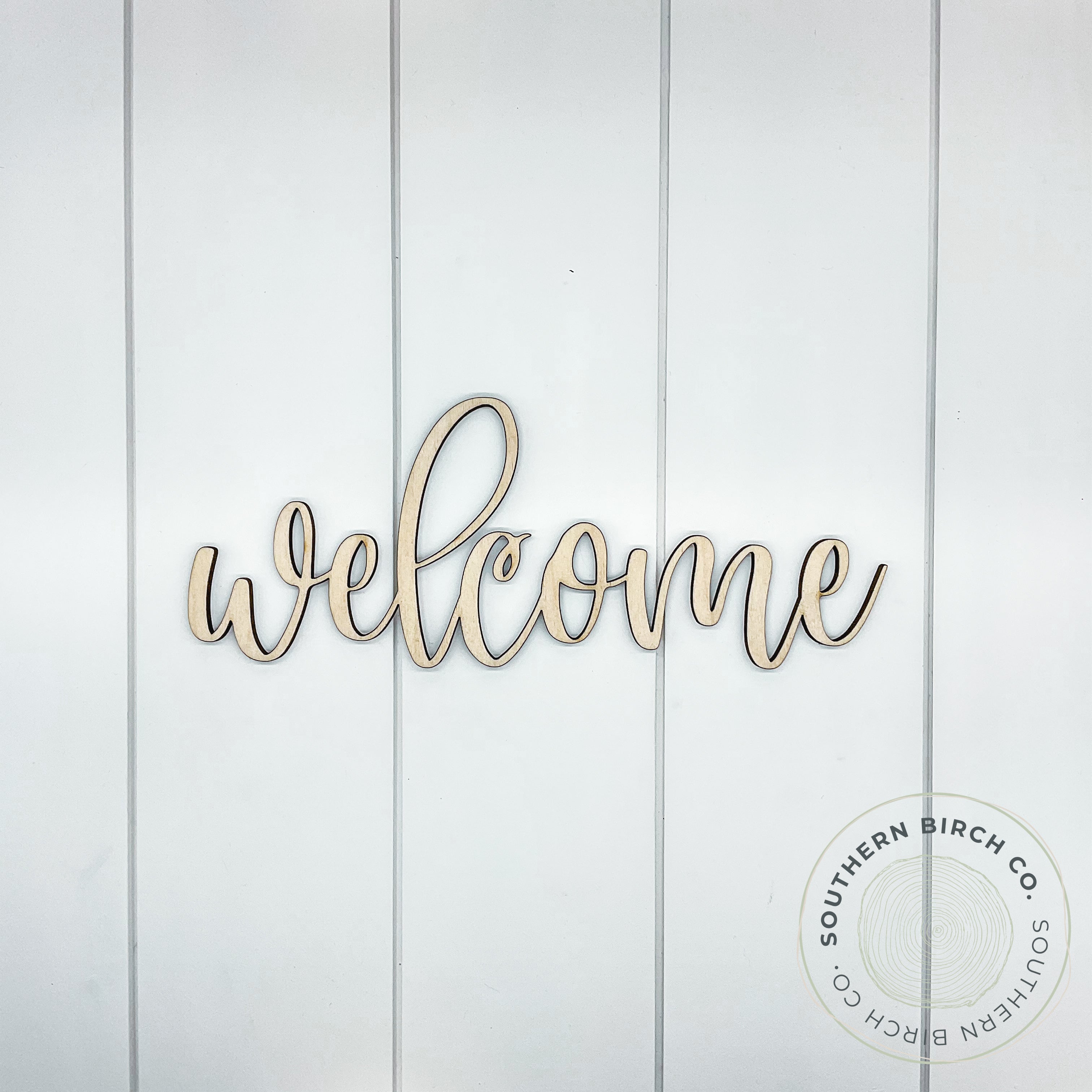 Welcome Cutout