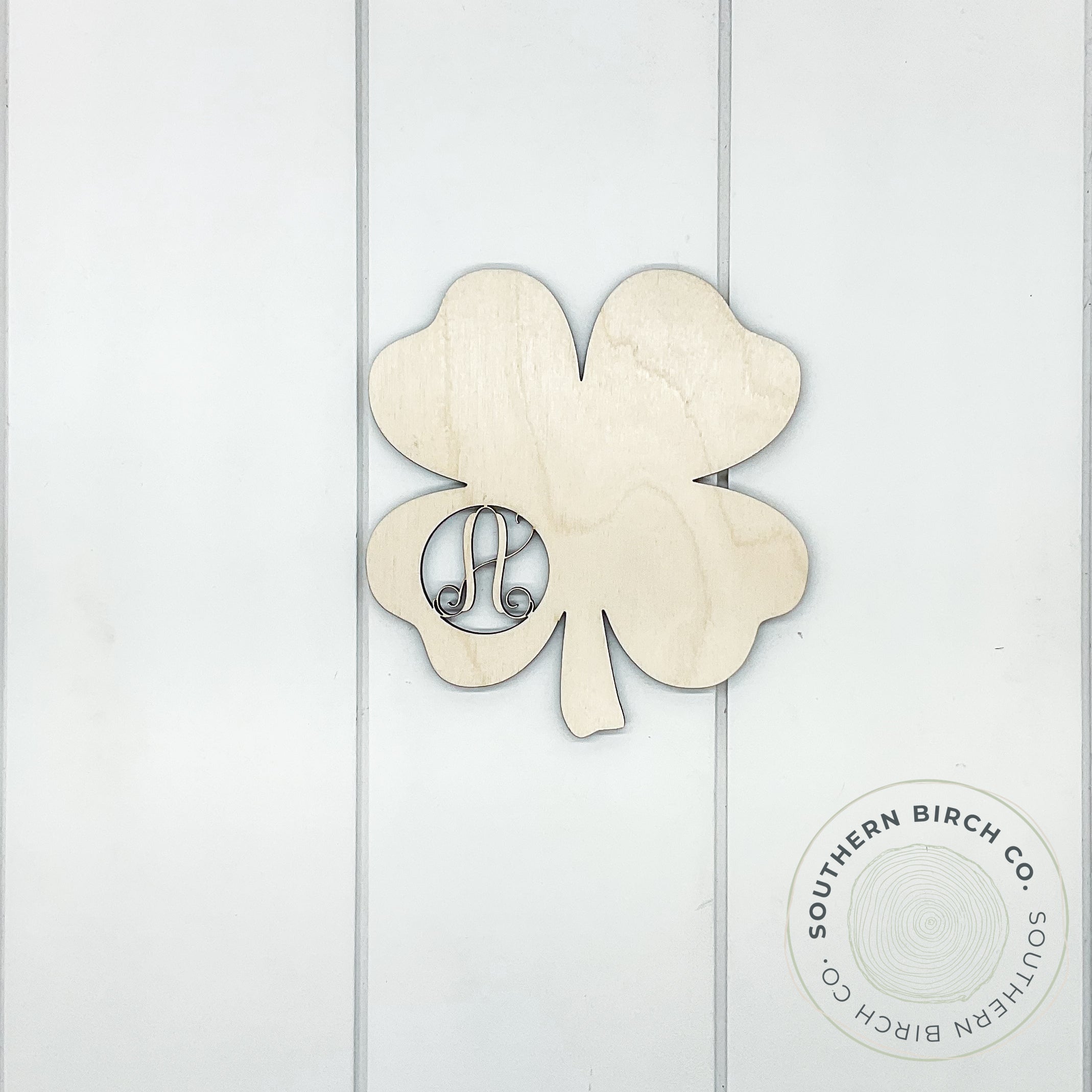 Monogram Shamrock Blank