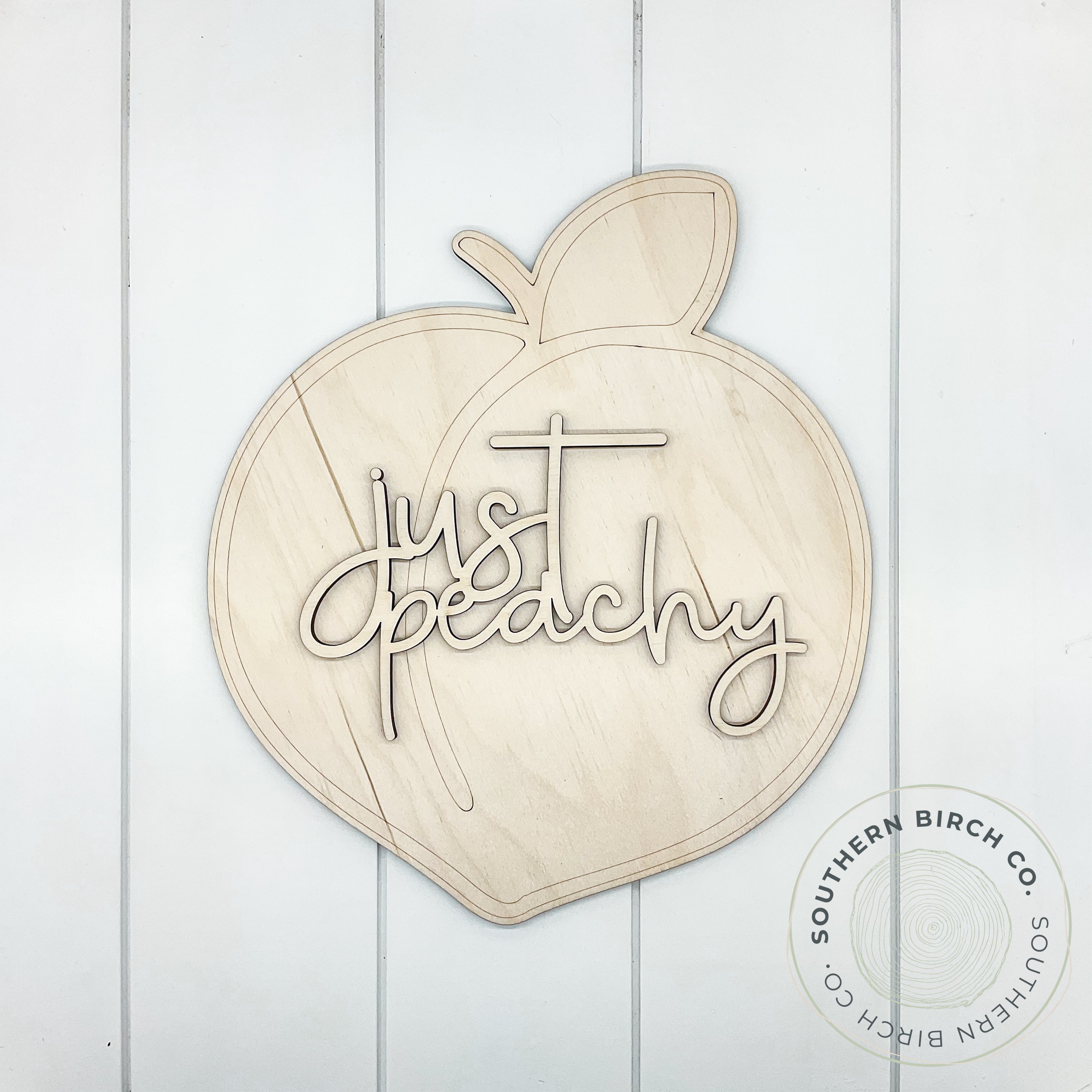 Just Peachy 3D Blank