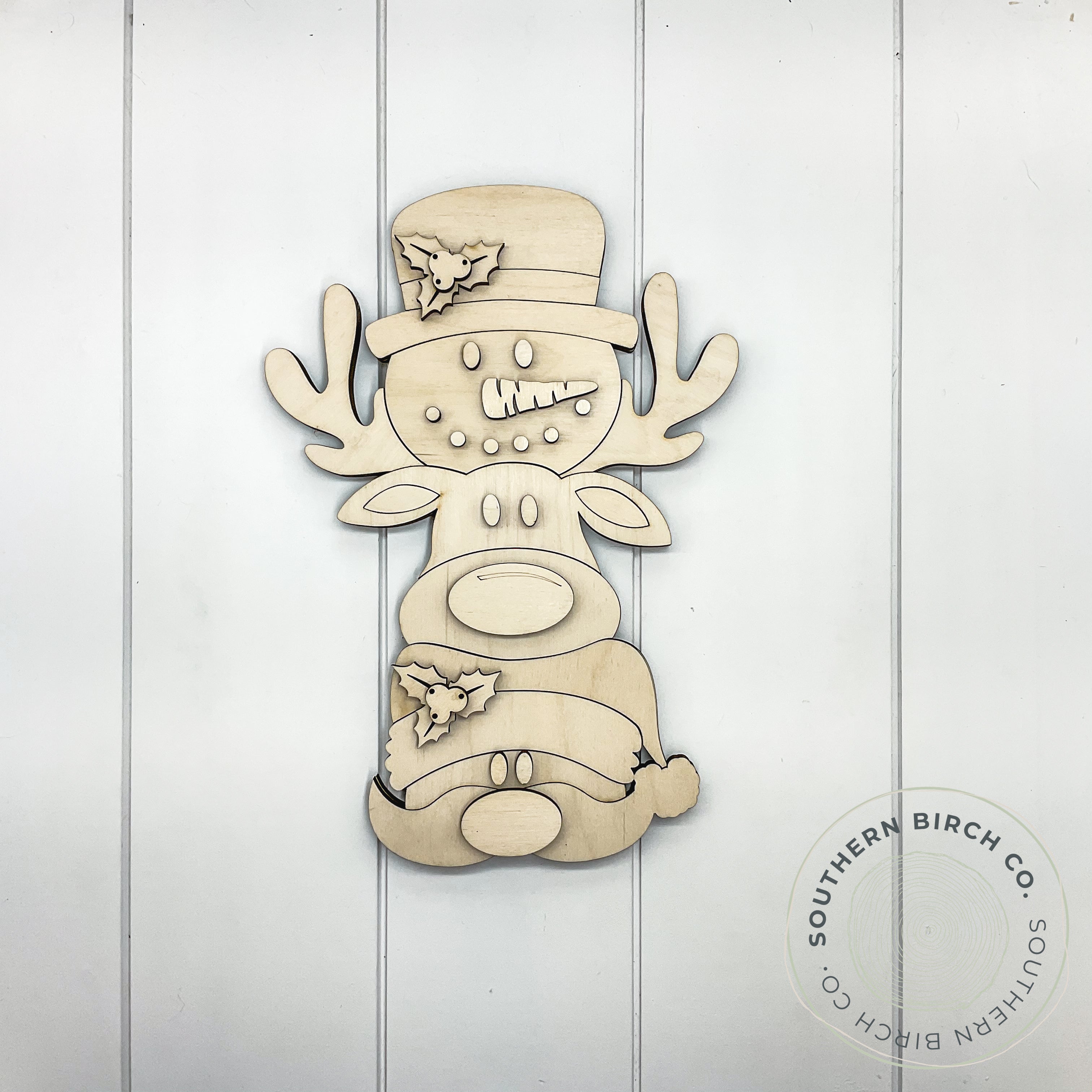 Winter Trio 3D Blank