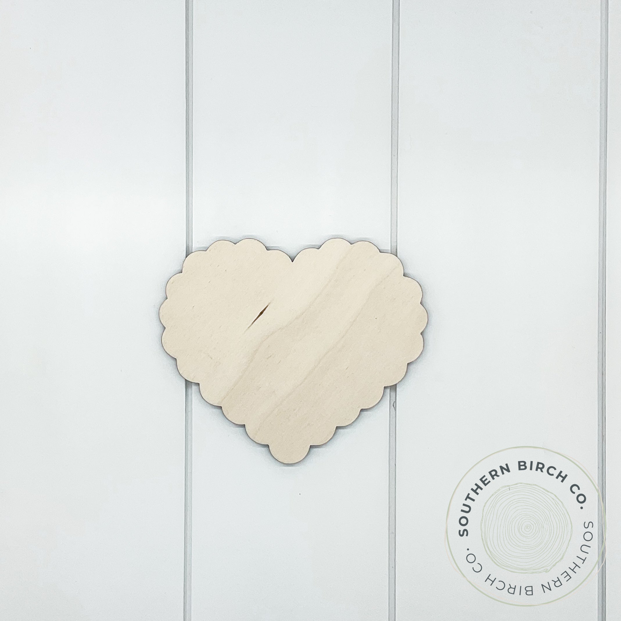 Heart Blank (Scalloped)