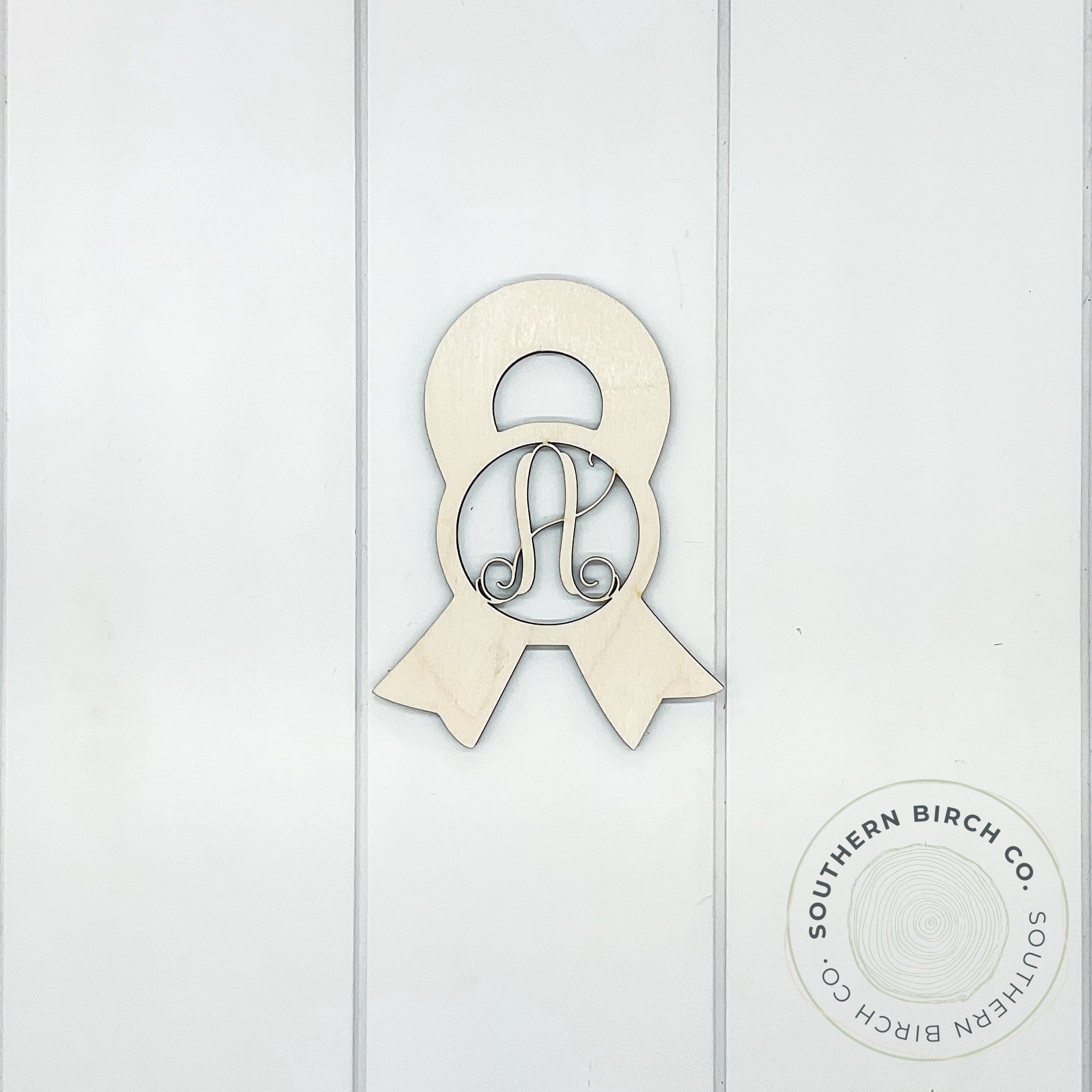 Monogram Ribbon Blank