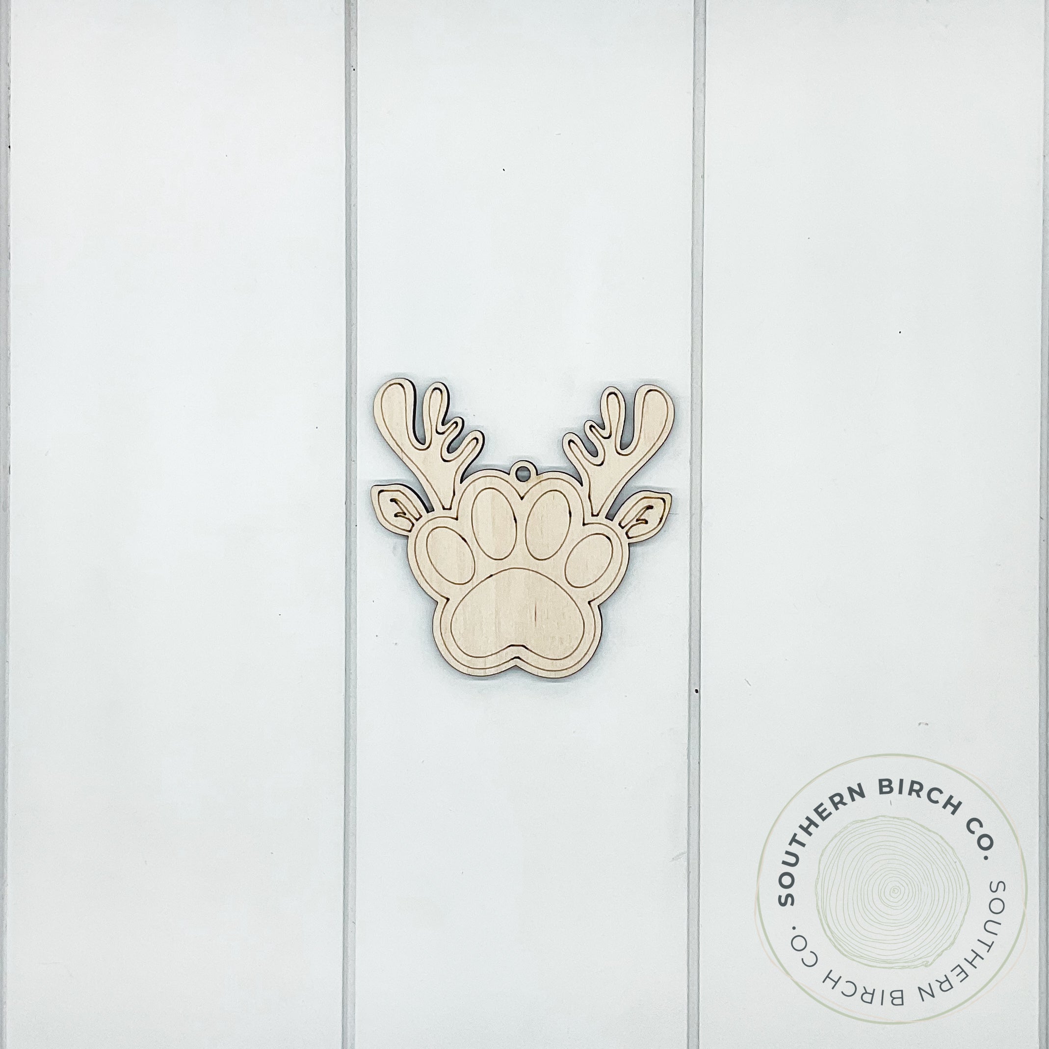 Paw Print Ornament (Reindeer)
