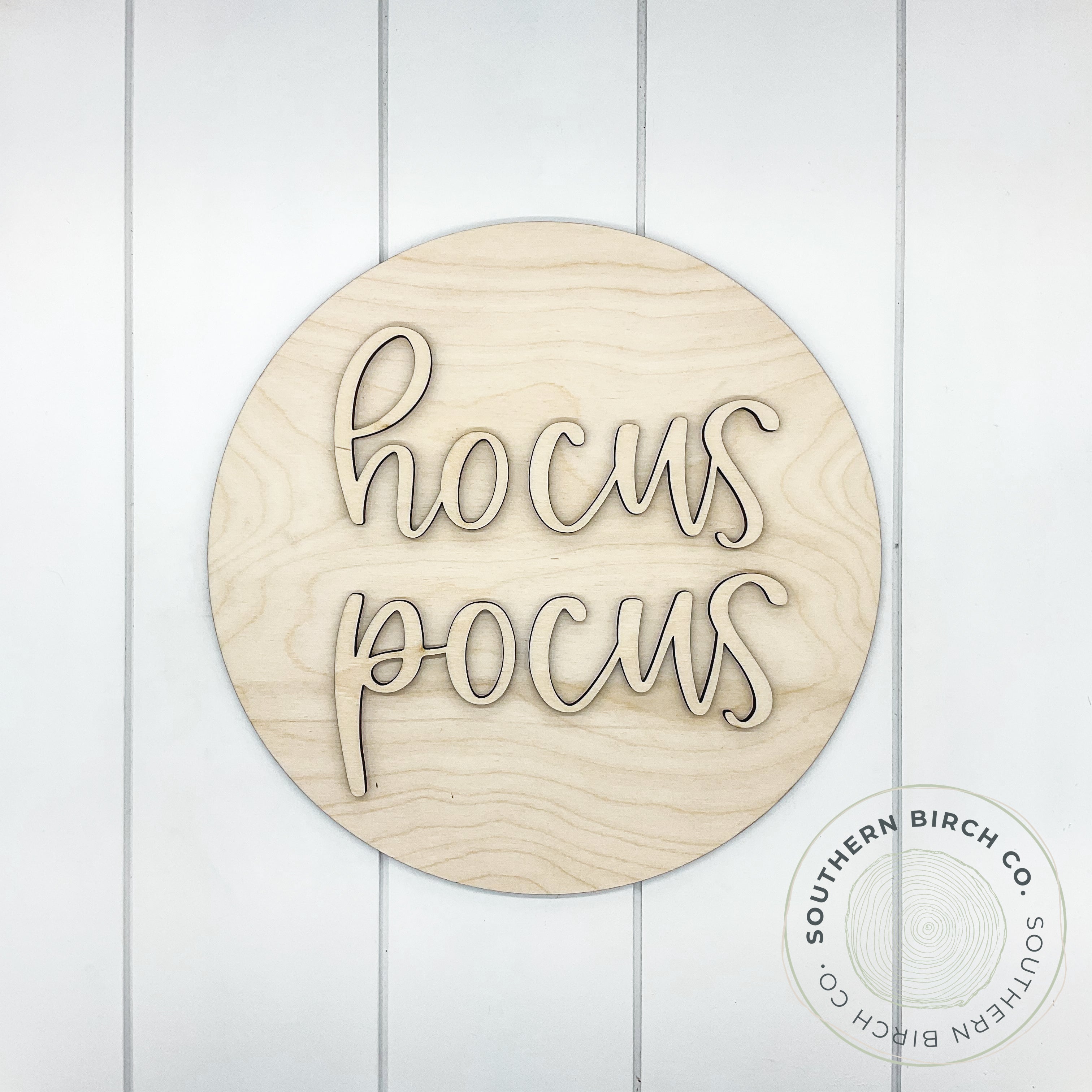 Hocus Pocus 3D Round Blank