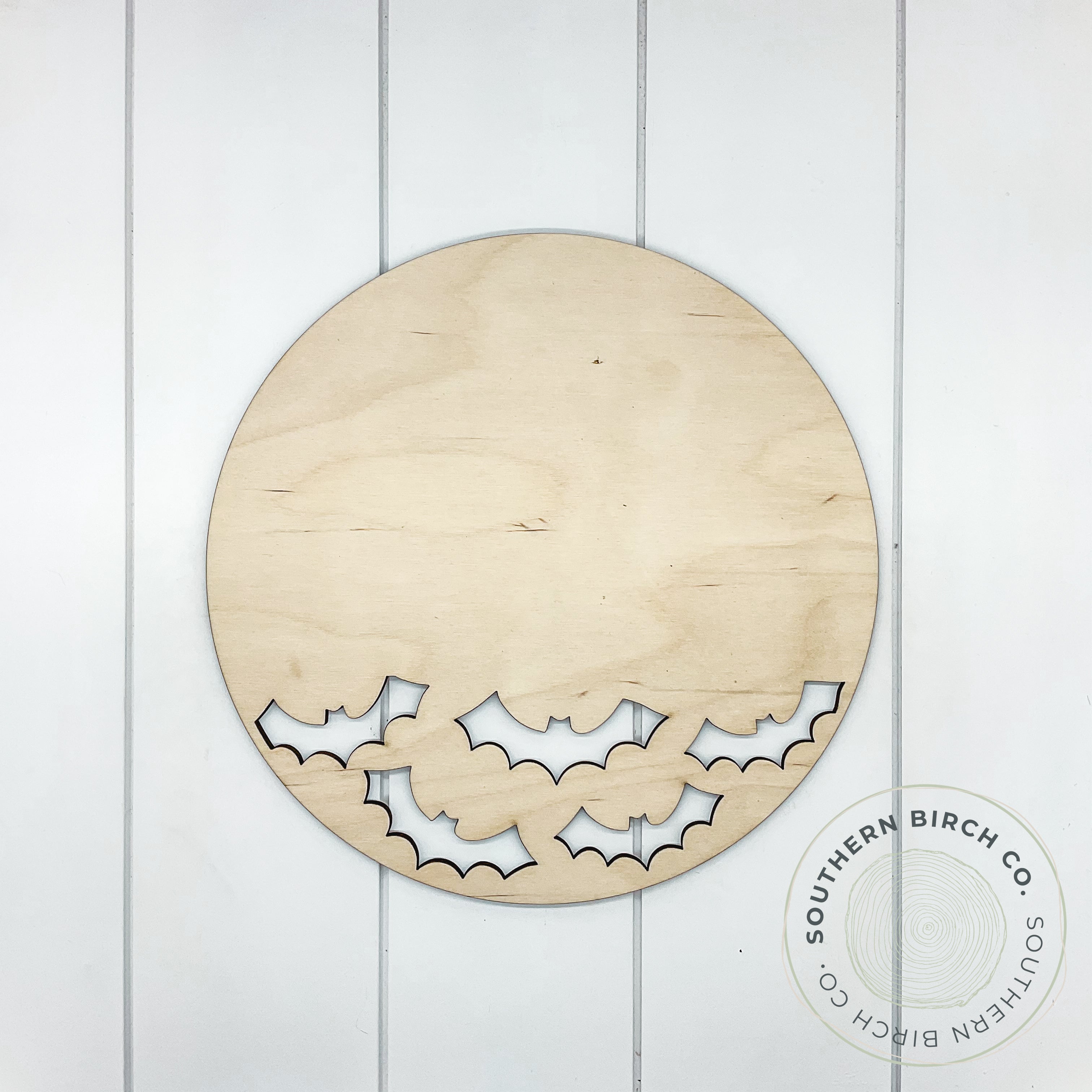 Round Cutout Blank (Bats)