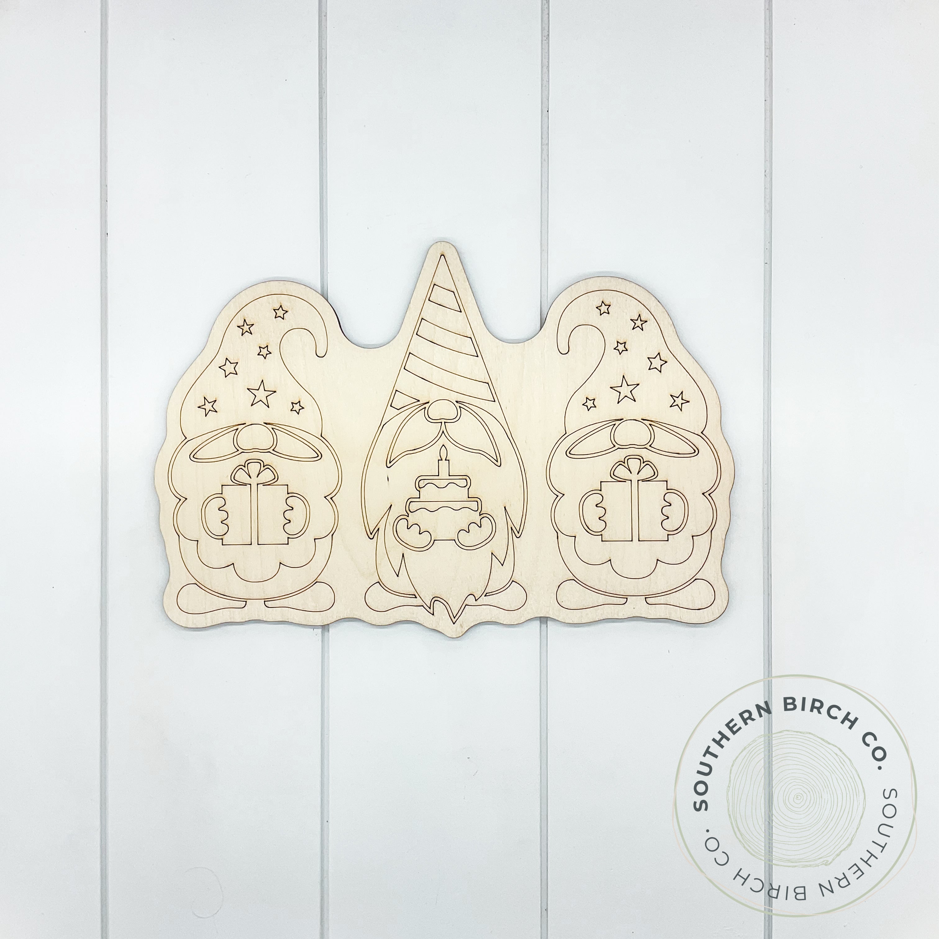 Gnome Trio Blank (Birthday)